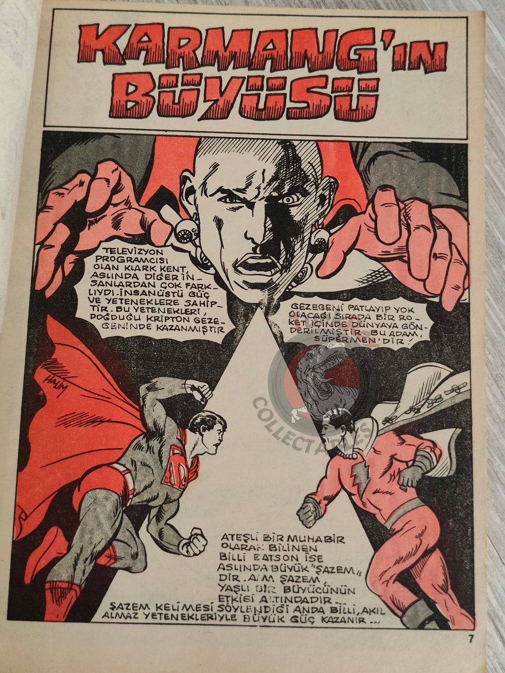 Superman Vol #1 1989 Turkish Comic Turkey All-New Collectors Edition 1 #58 Shazam