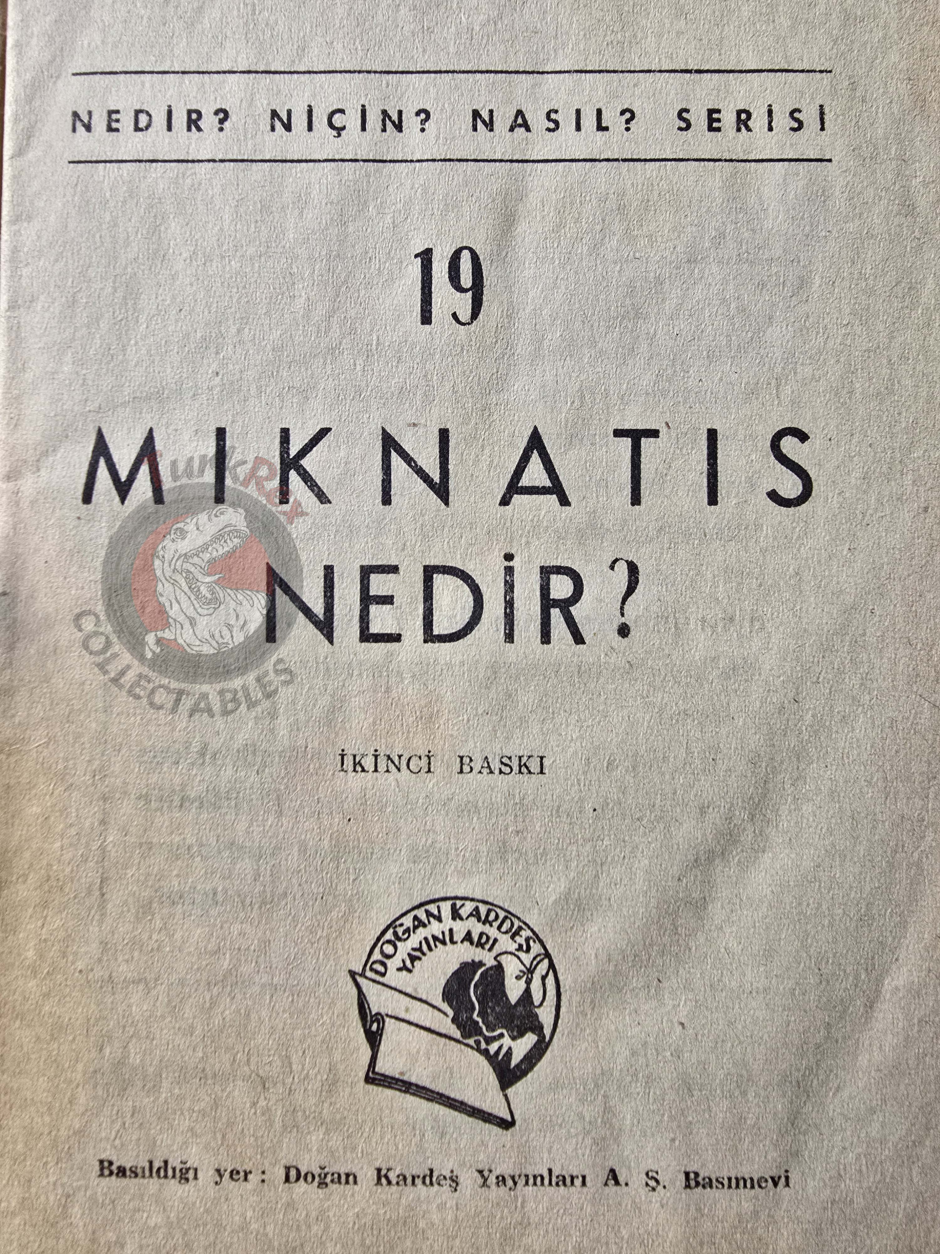 Bertha Morris Parker – Basic Science Education Series 1960s Turkish Book Turkey Magnet