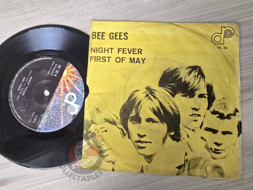 Bee Gees – Night Fever / First Of May 7" Turkish Pressing Vinyl Turkey Edition