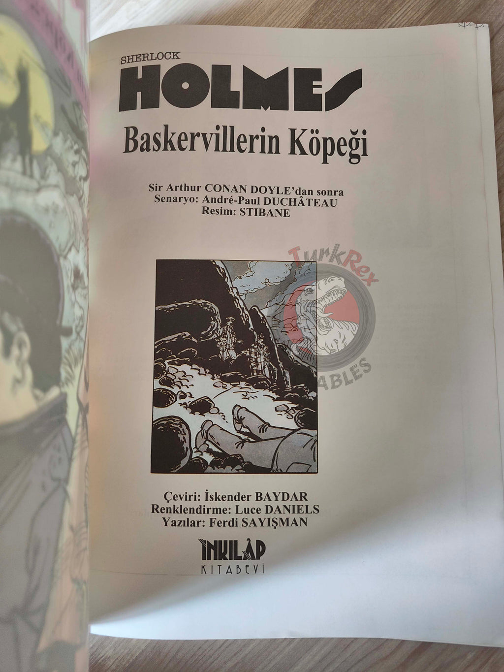Sherlock Holmes – The Hound of the Baskervilles Turkish Comic Turkey André-Paul Duchâteau