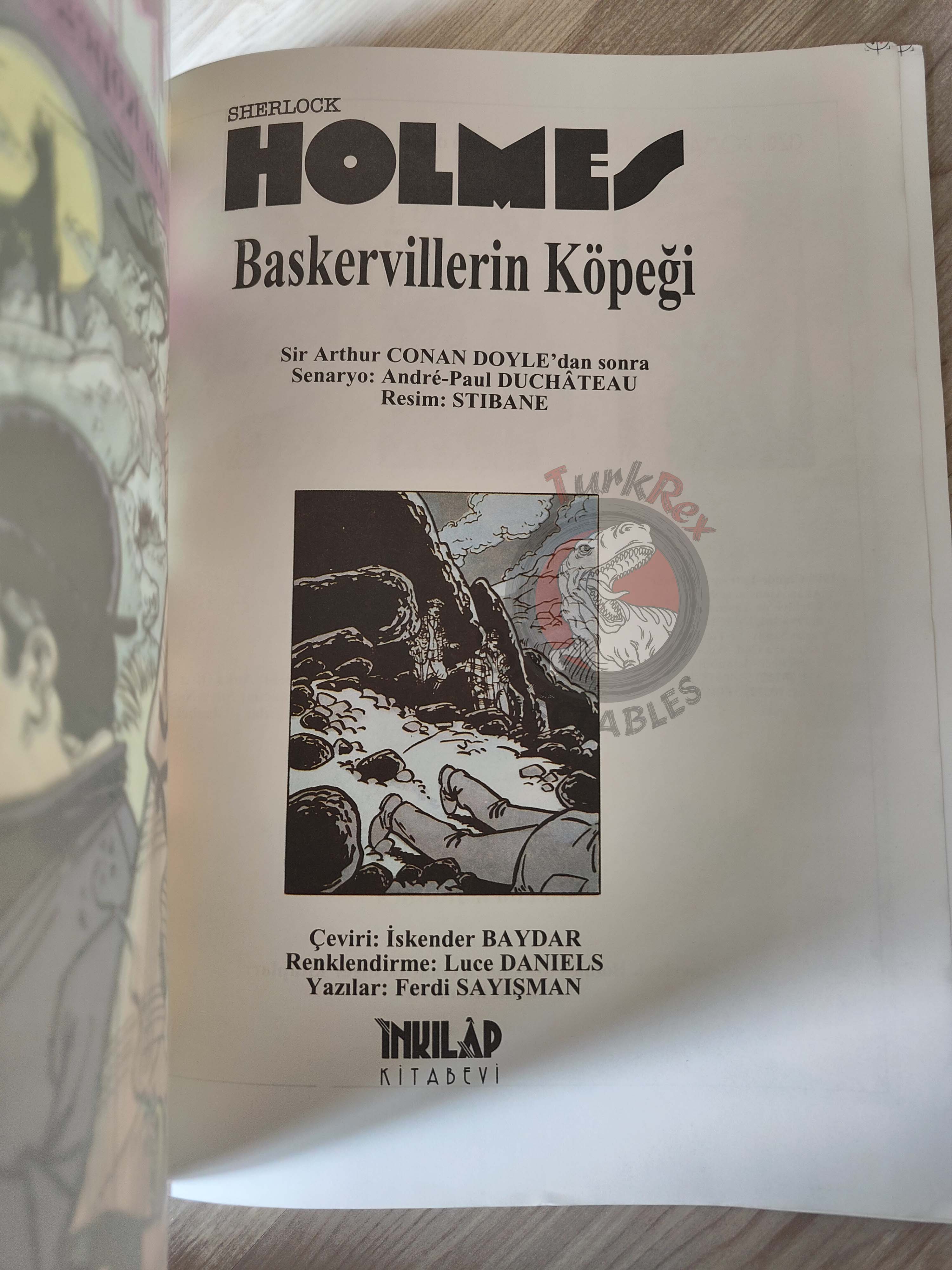 Sherlock Holmes – The Hound of the Baskervilles Turkish Comic Turkey André-Paul Duchâteau
