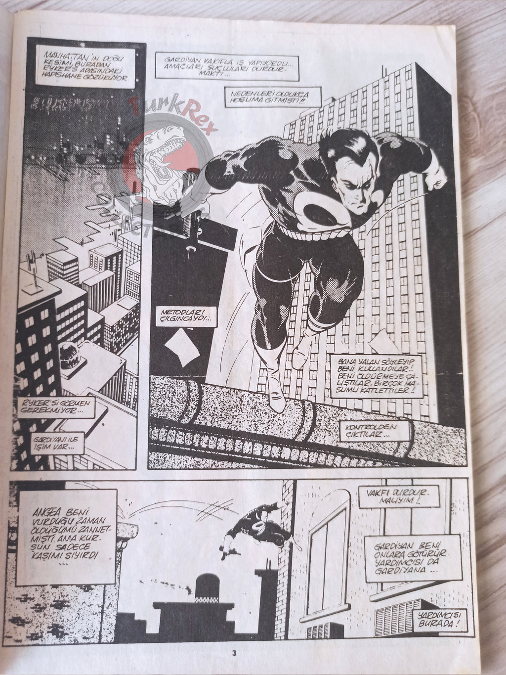 The Punisher #11 1992 Turkish Comic Turkey #4 #5 1986 series Magazine #7