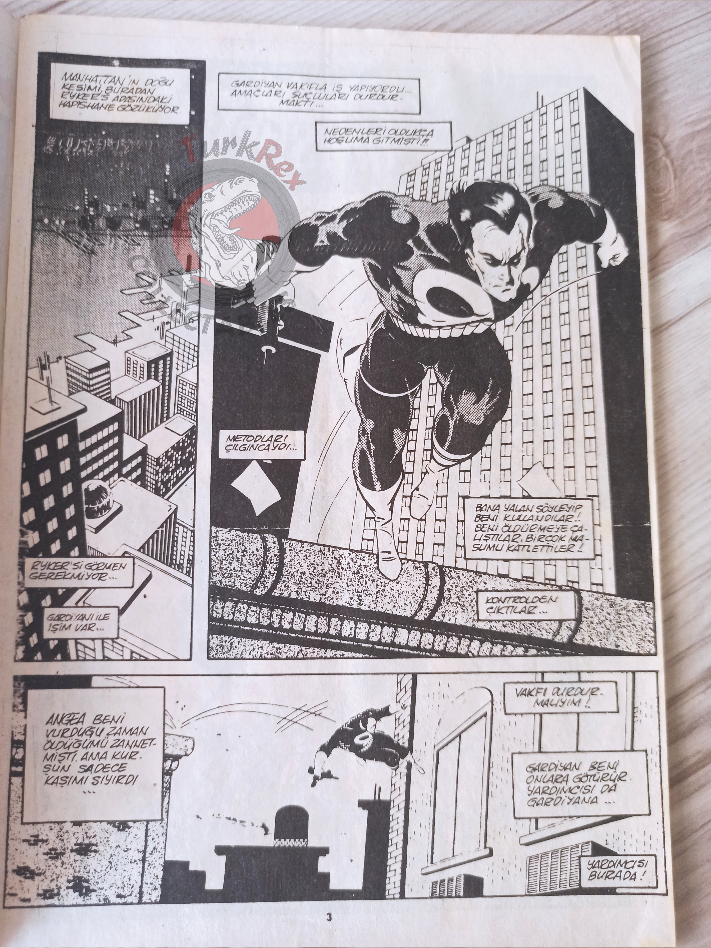 The Punisher #11 1992 Turkish Comic Turkey #4 #5 1986 series Magazine #7