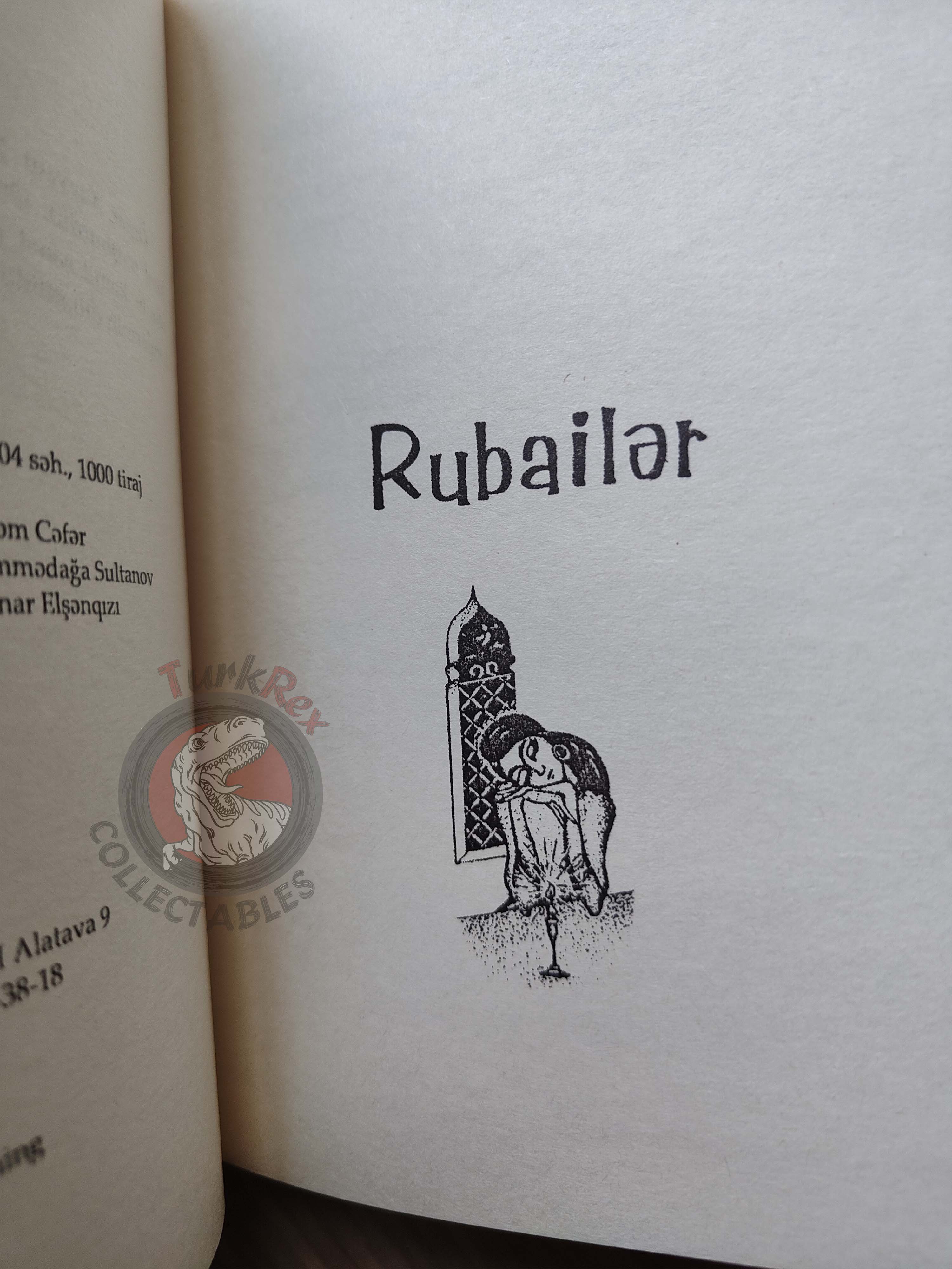 Rubaiyat of Omar Khayyam 2013 Hardcover Azerbaijan Book Azerbaijani