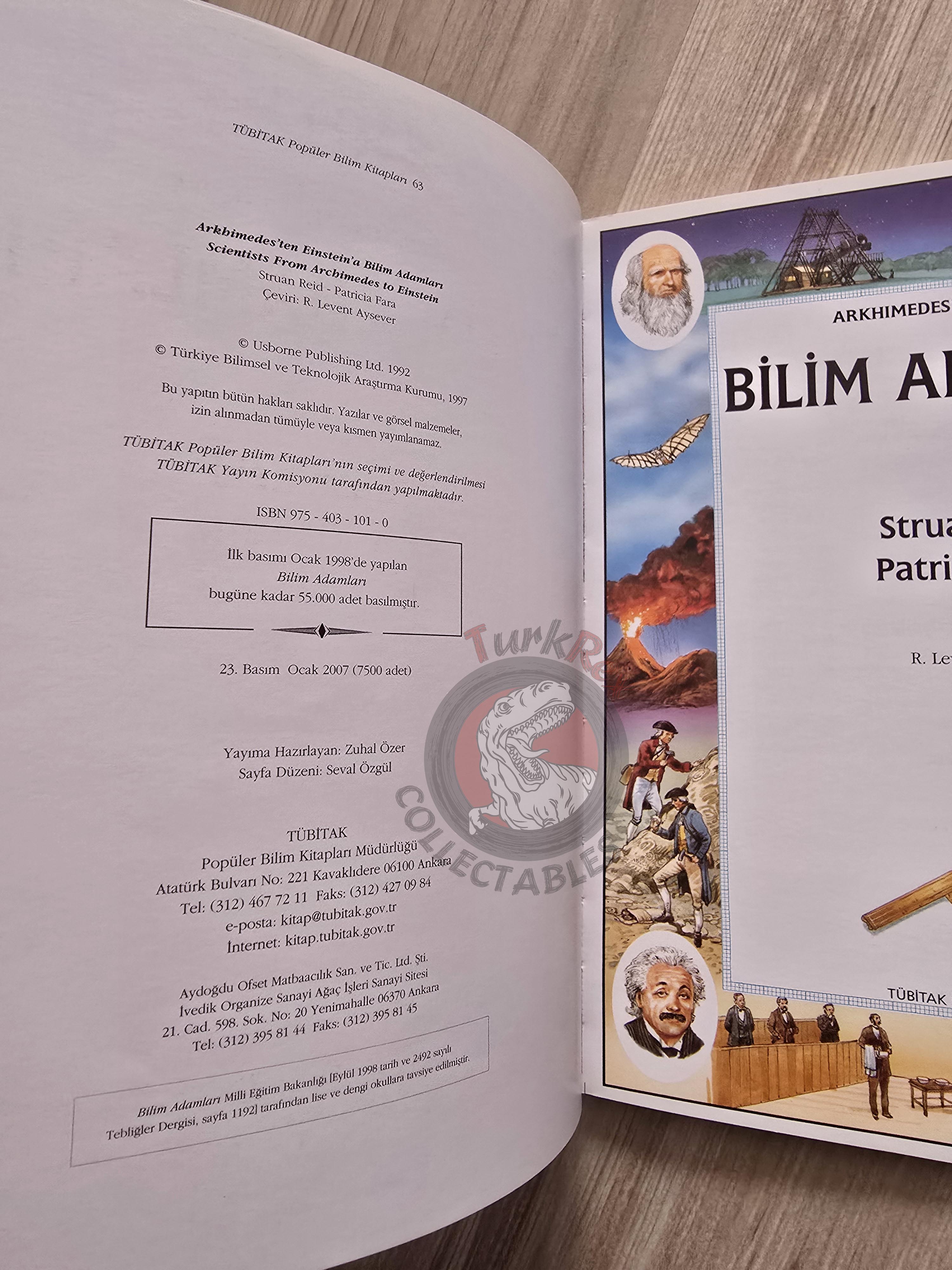 Struan Reid – Scientists: From Archimedes To Einstein 2007 Turkish Book Turkey
