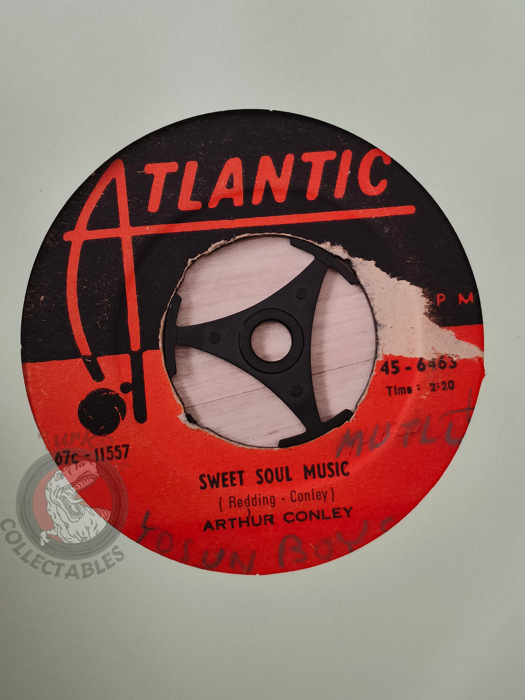 Arthur Conley –  Sweet Soul Music 7" Turkish Pressing Vinyl Turkey Edition