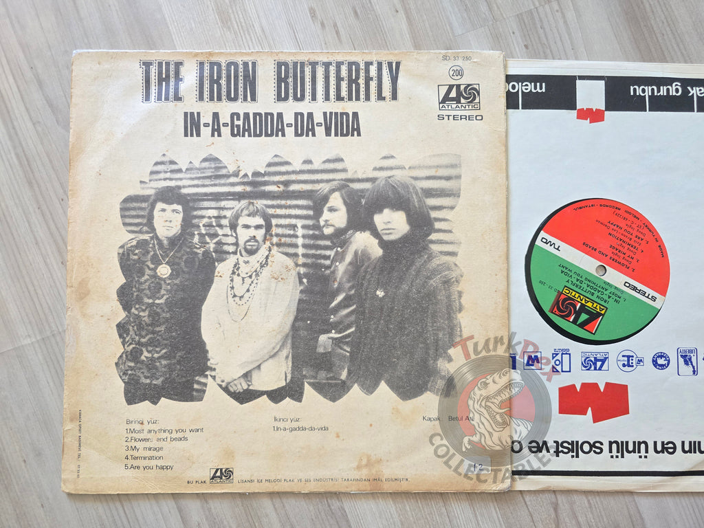 Iron Butterfly – In-A-Gadda-Da-Vida Turkish Pressing Vinyl Turkey Edition