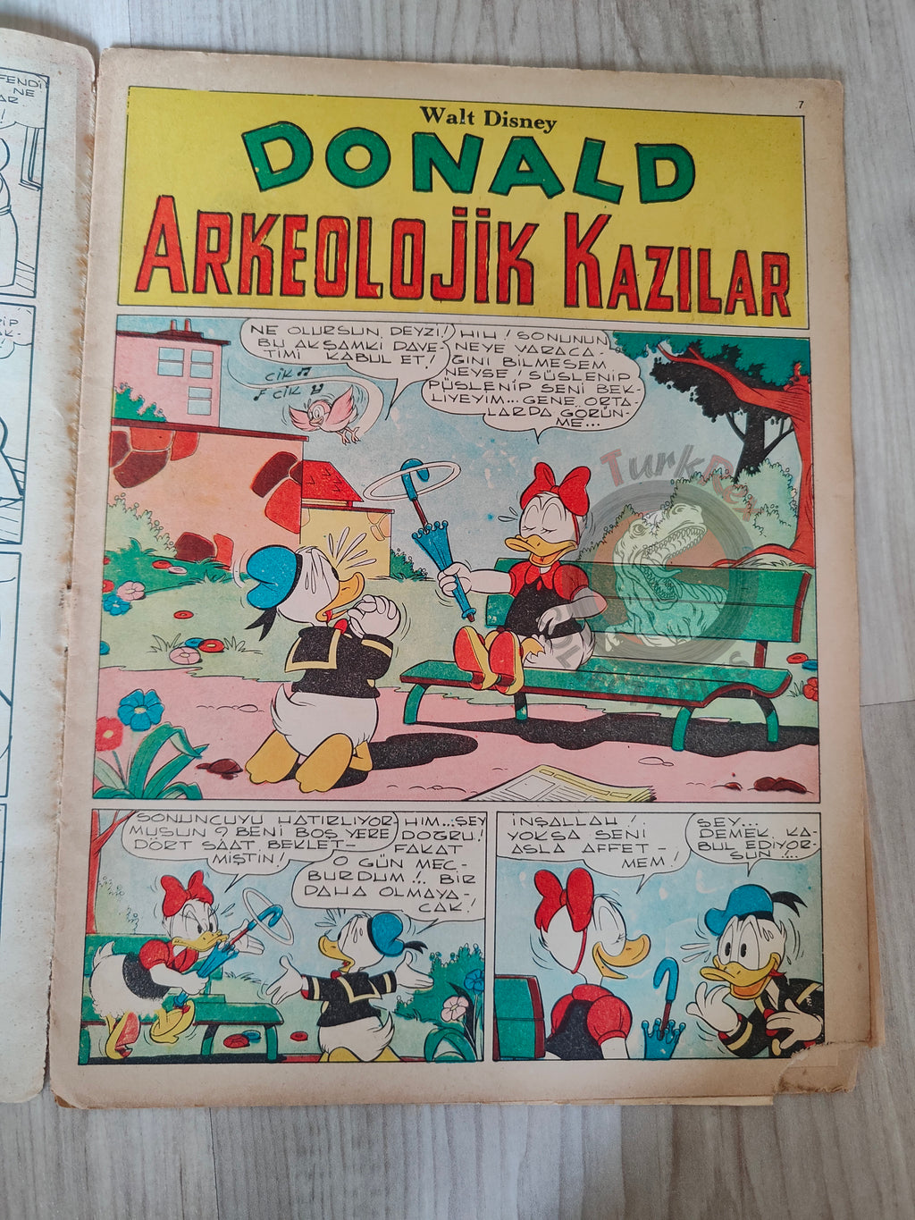 Mickey Mouse Mag #33 1962 Turkish Comic Turkey Walt Disney Donald Duck