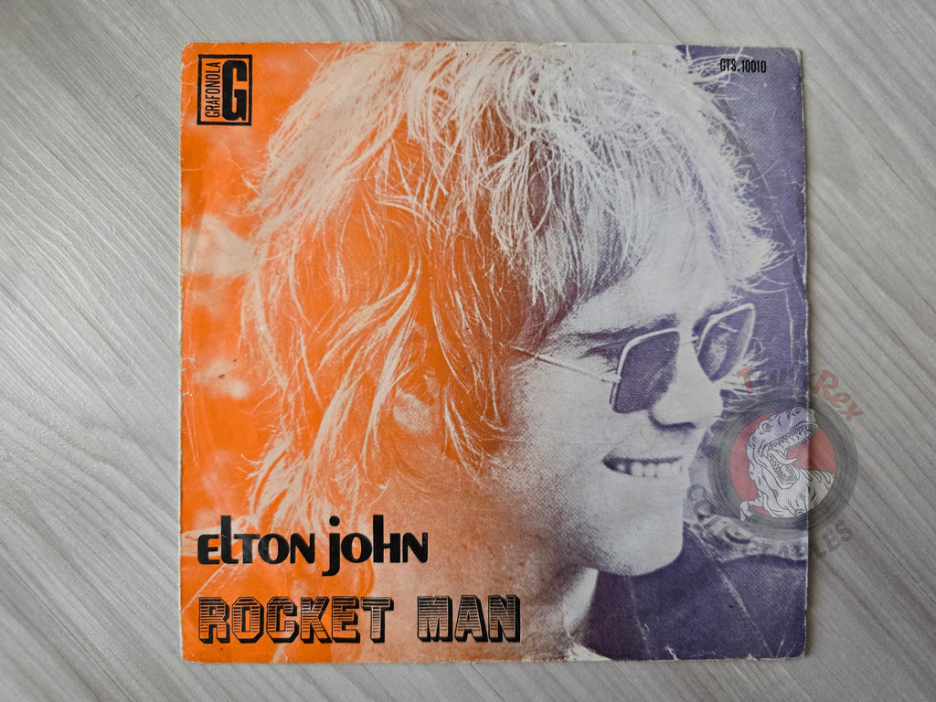 Elton John – Rocket Man 7" Turkish Pressing Cover Only Turkey Edition
