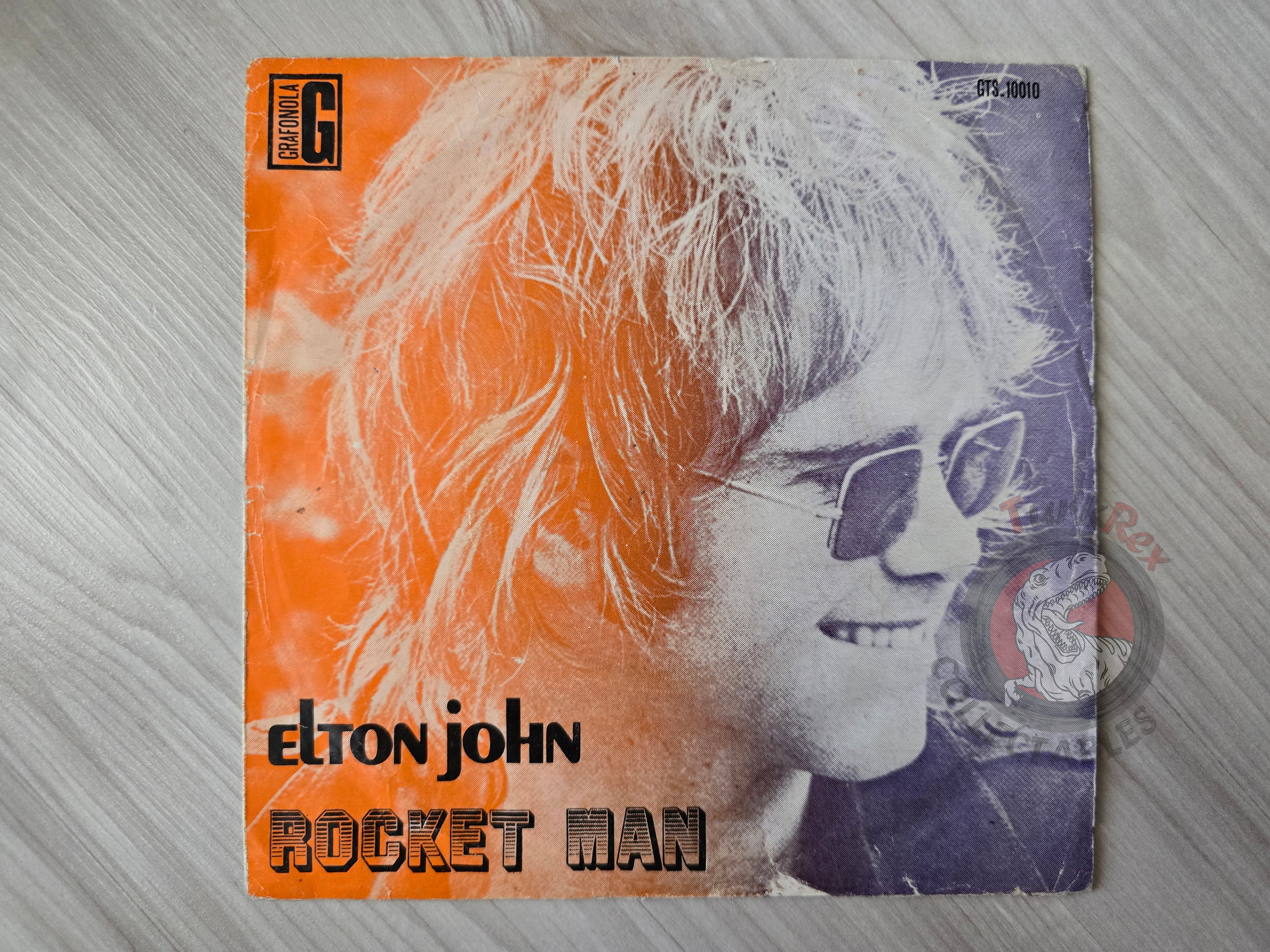 Elton John – Rocket Man 7" Turkish Pressing Cover Only Turkey Edition