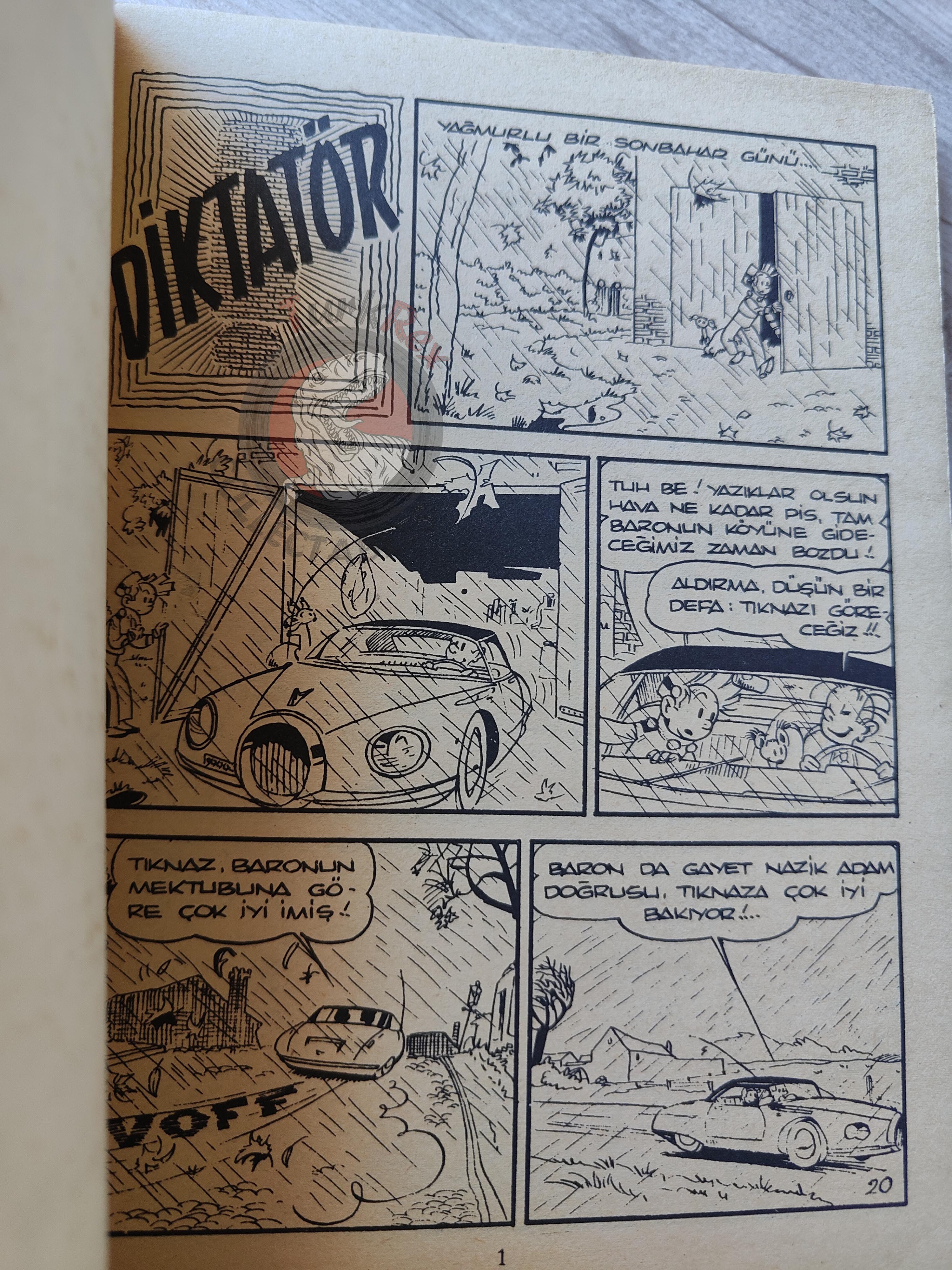 Spirou & Fantasio #2 Le dictateur et le champignon 1980 Turkish Comic Turkey