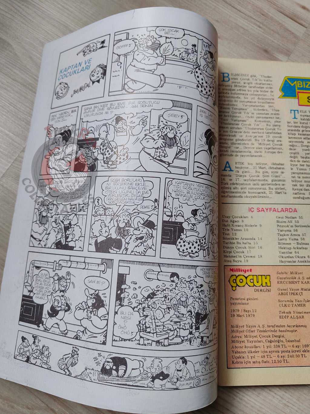 Milliyet Çocuk #12 1979 Turkish Comic Turkey Joyas Literarias Juveniles #51 Elliot Dooley