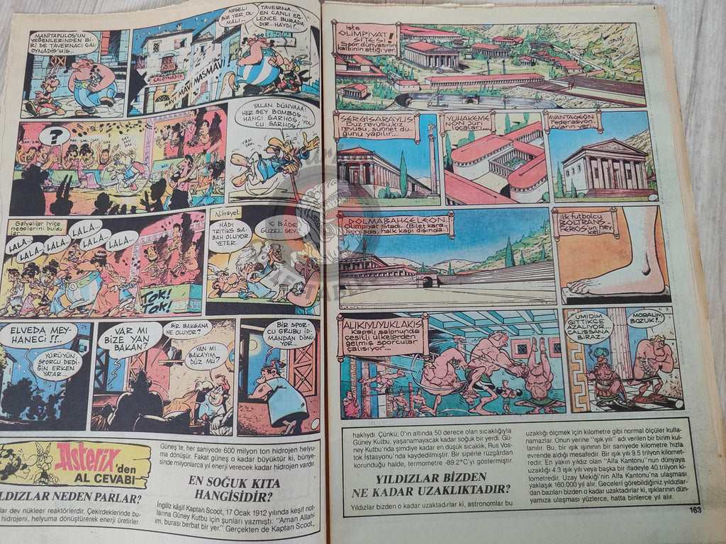 Asterix – Asterix at the Olympic Games early 90s Turkish Edition Comic Turkey