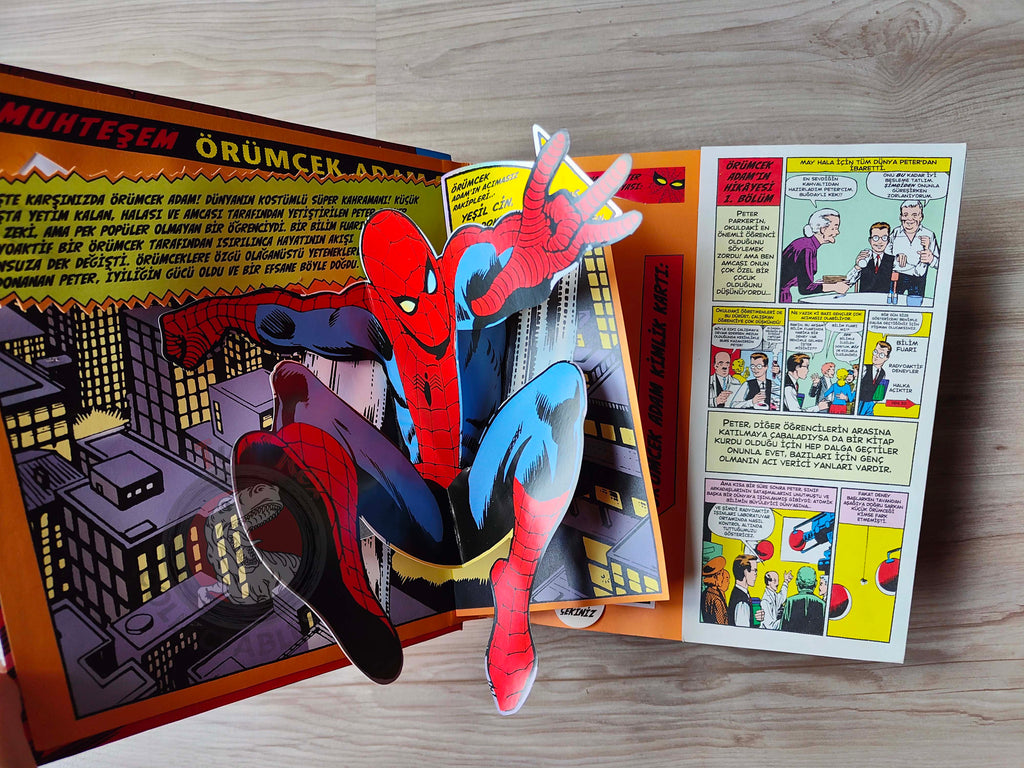 The Amazing Spider-Man Pop-Up: Marvel True Believers 2007 Turkish Comic Turkey Book