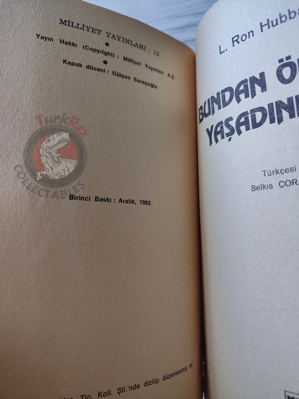 L. Ron Hubbard – Have You Lived Before This Life? 1982 1st Turkish Book Turkey