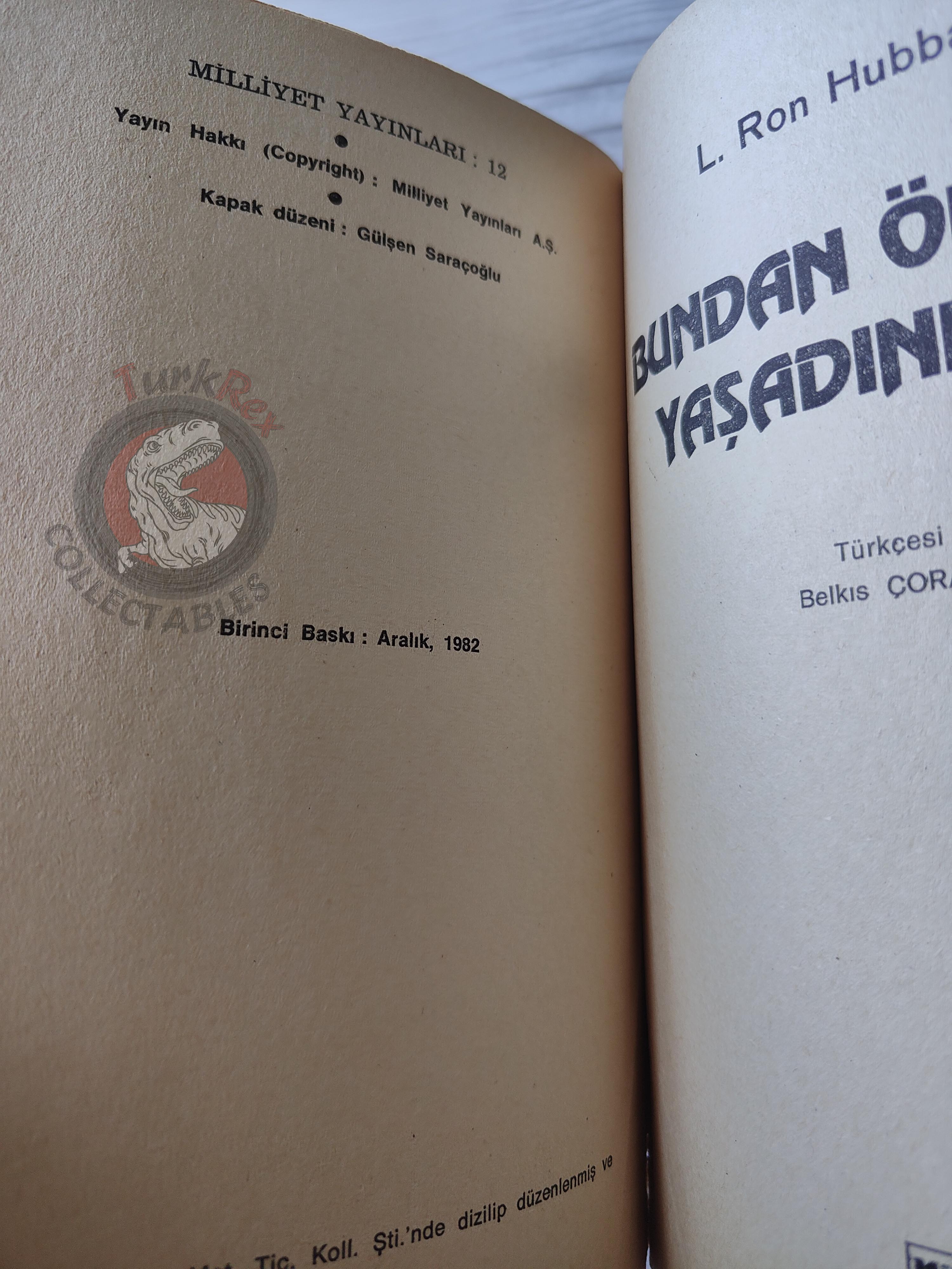 L. Ron Hubbard – Have You Lived Before This Life? 1982 1st Turkish Book Turkey