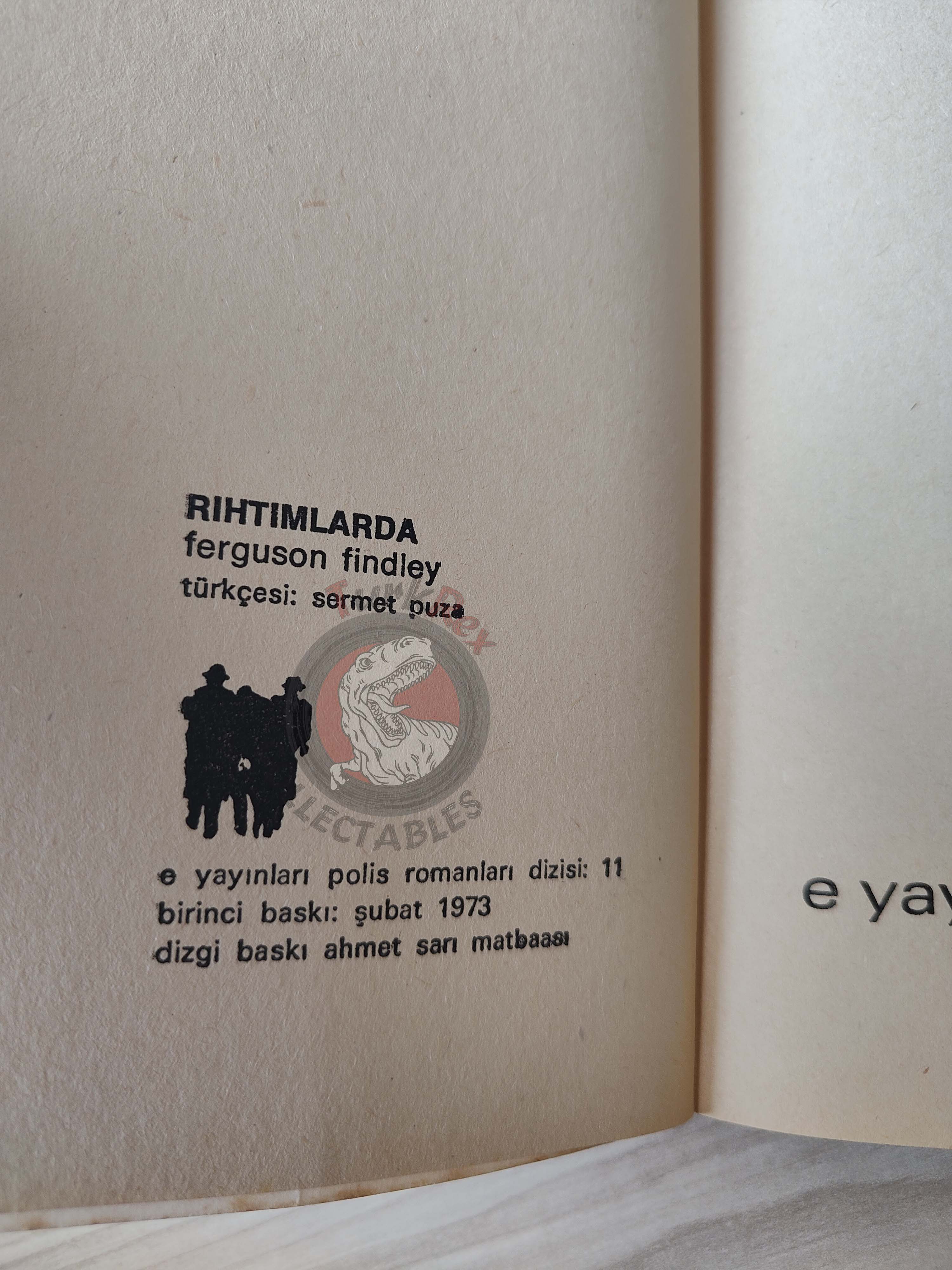 Ferguson Findley – Waterfront 1973 1st Turkish Book Turkey