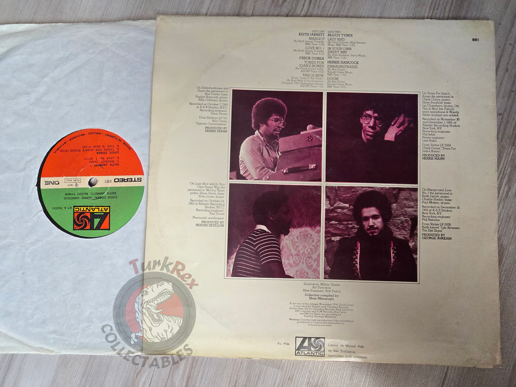 Chick Corea / Herbie Hancock / Keith Jarrett / McCoy Tyner Turkish Pressing Vinyl Turkey Edition