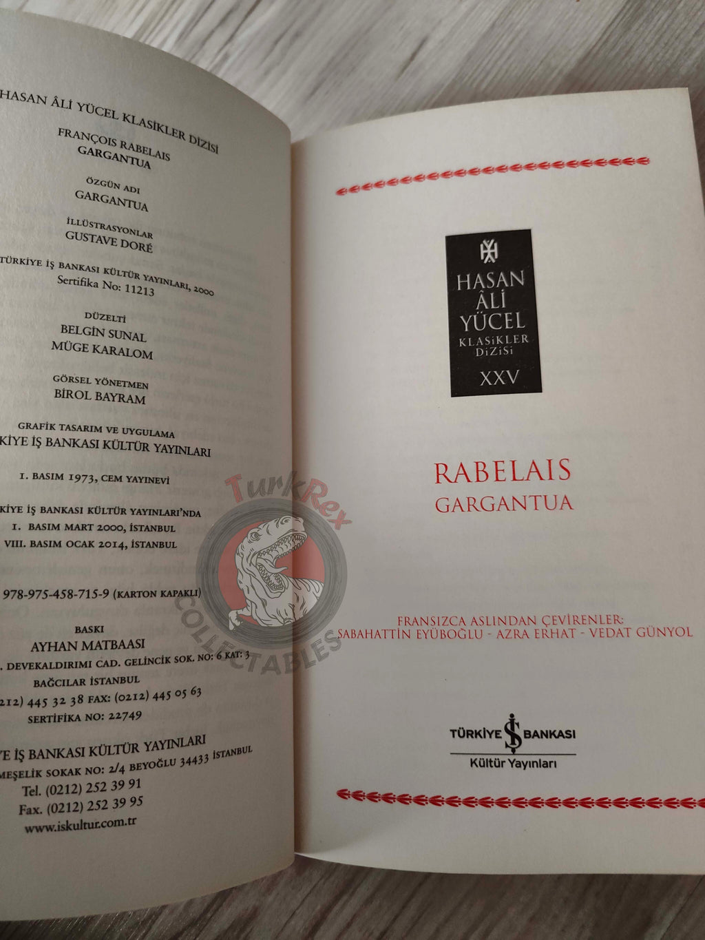 François Rabelais – Gargantua 2014 Turkish Book Turkey Illustrated Gustave Dore