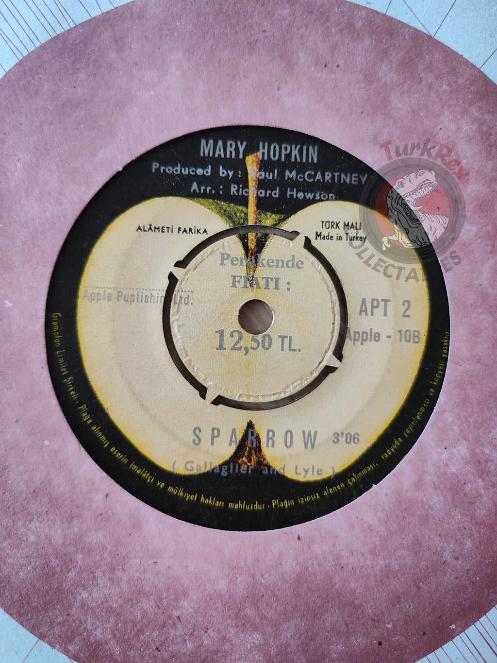 Mary Hopkin – Goodbye / Sparrow 7" Turkish Pressing Vinyl Turkey Edition