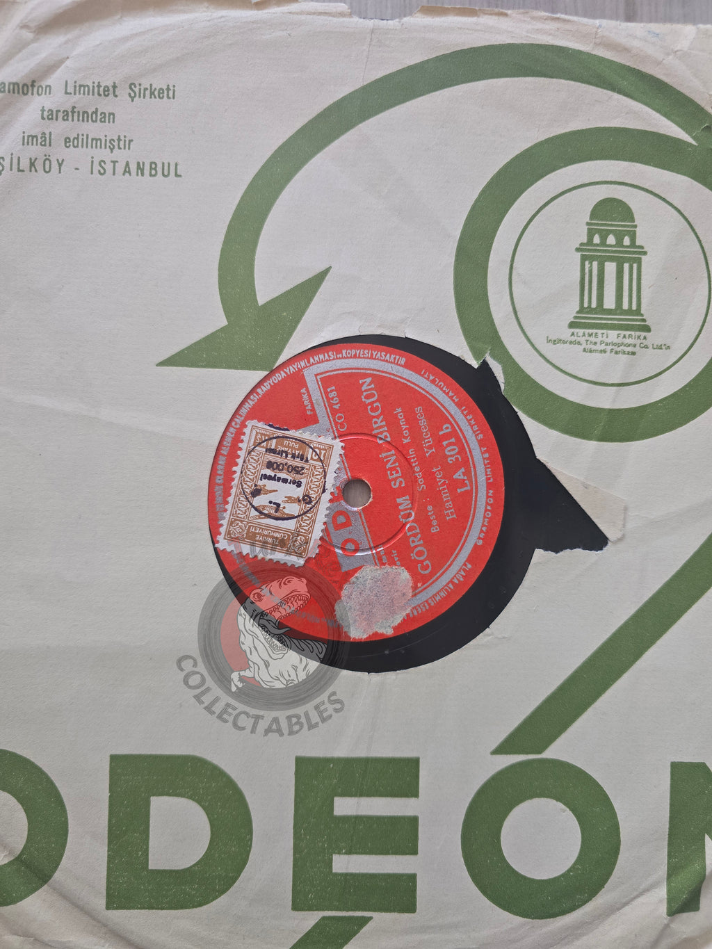Hamiyet Yüceses – Gördüm Seni Birgün Turkish Pressing Shellac Turkey Edition