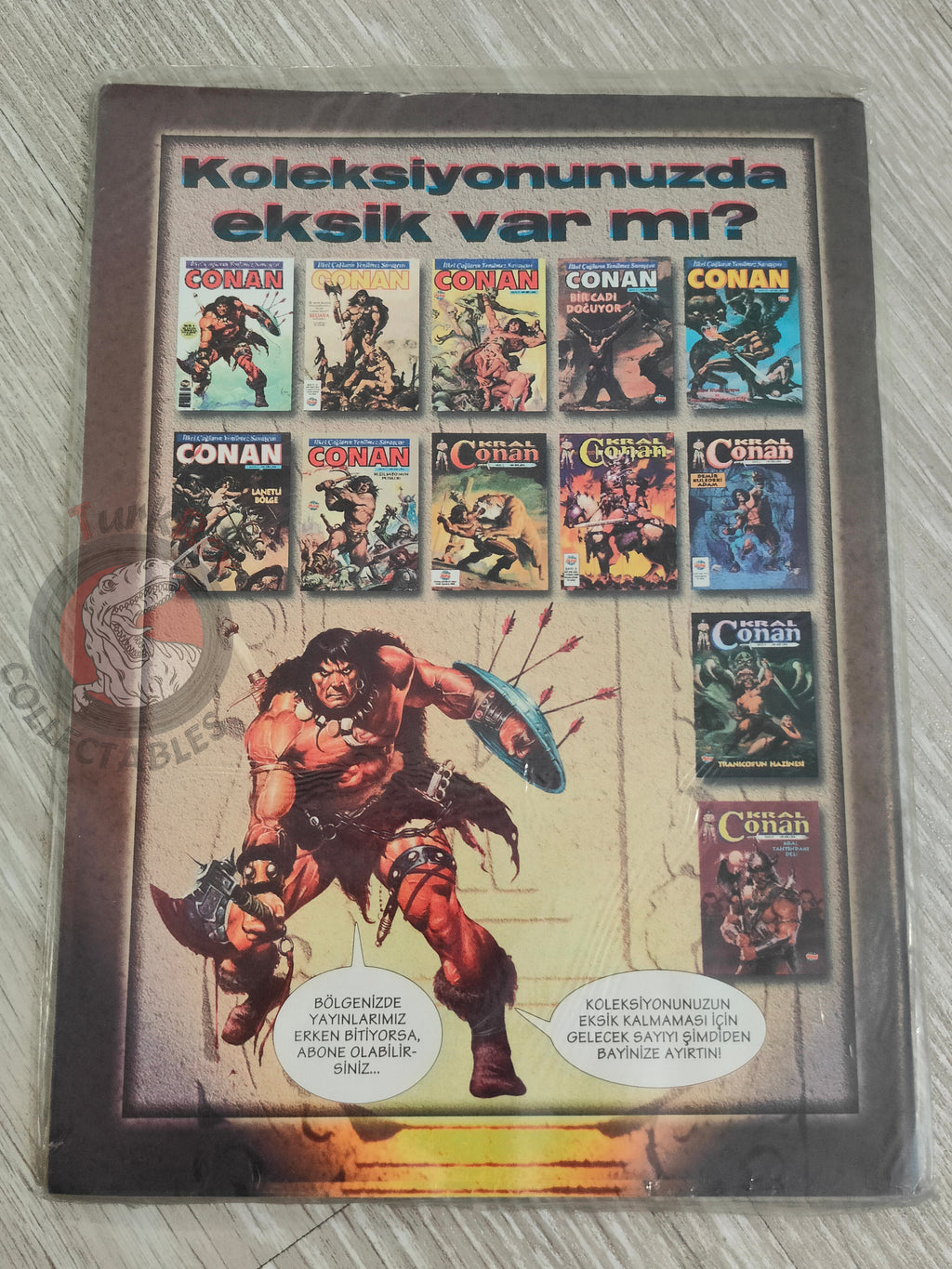 Conan #7 The Savage Sword of Conan #12 Turkish Comic Turkey
