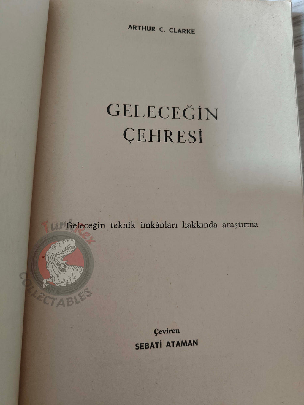 Arthur C. Clarke – Profiles of the Future 1970 1st Turkish Book Turkey