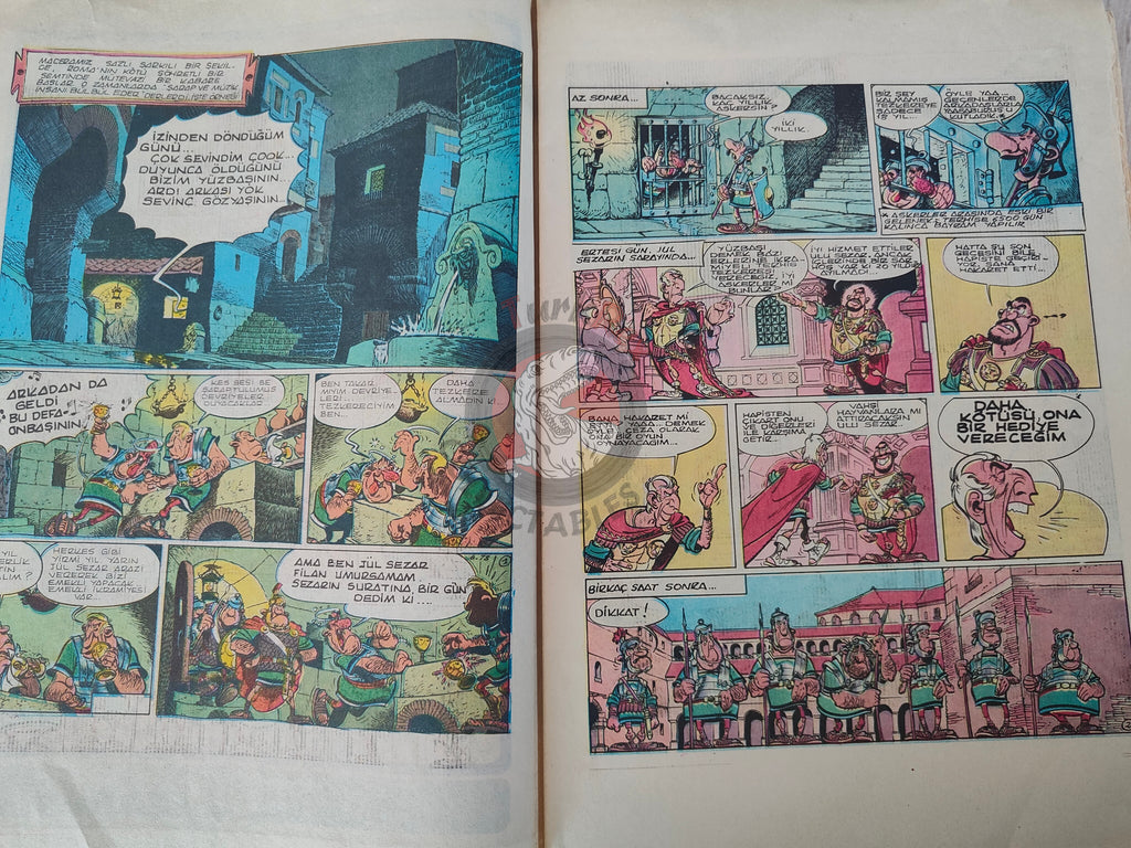 Asterix – Asterix and Caesar’s Gift 1986 Turkish Edition Comic Turkey