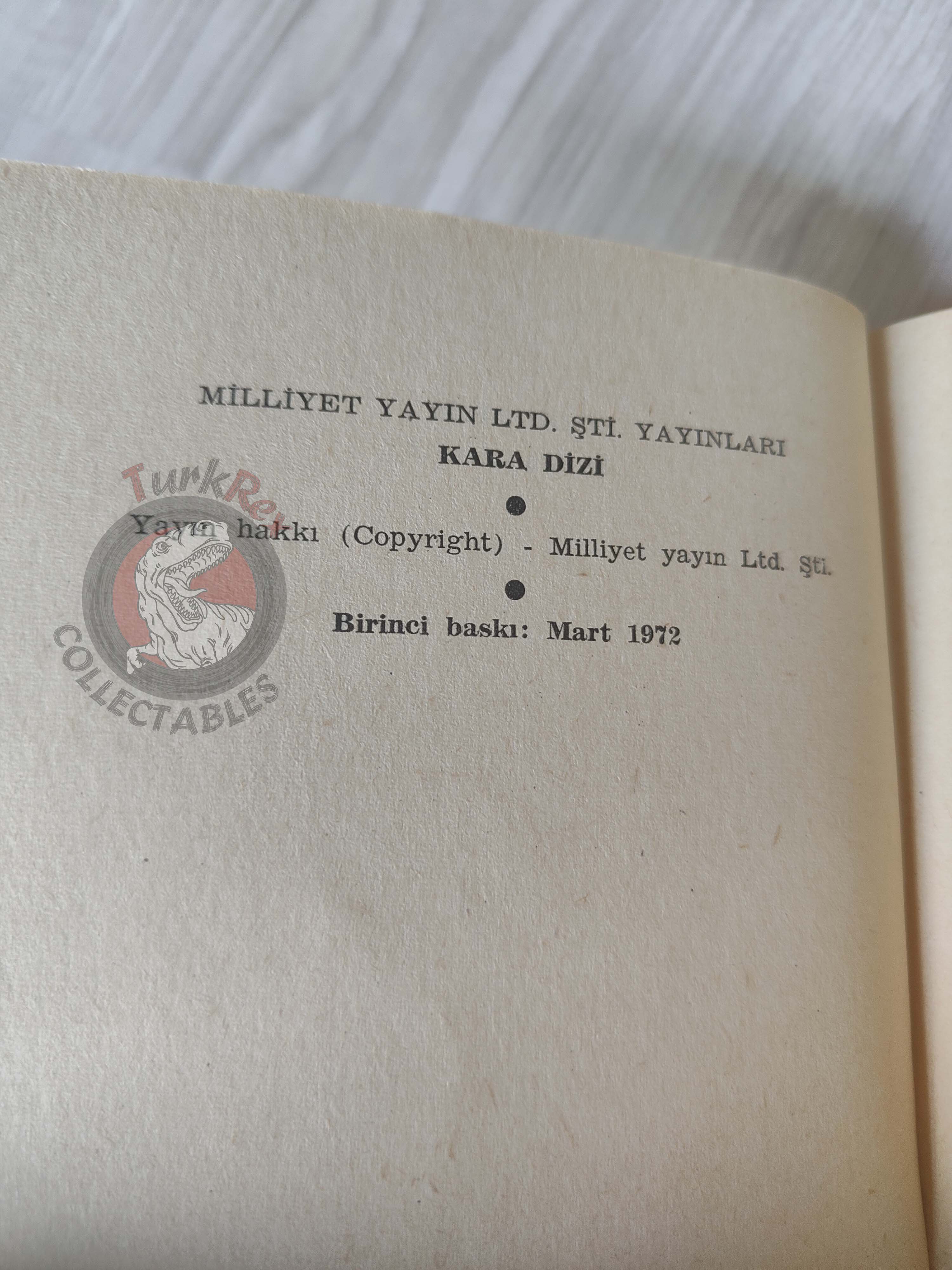 John McCharty – Kiss the Blood Off My Hands 1972 1st Turkish Book Turkey