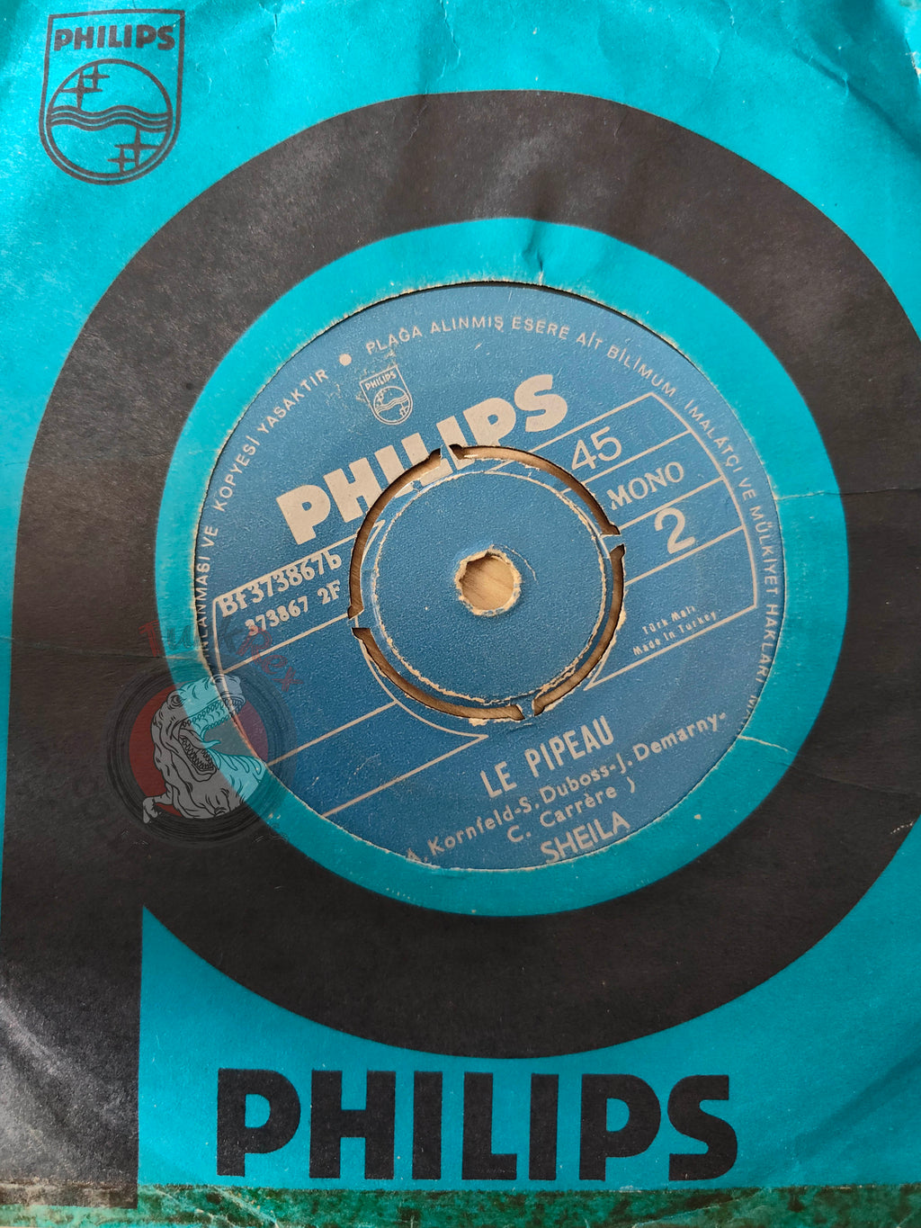 Sheila – Bang Bang / Le Pipeau 7" Turkish Pressing Vinyl Turkey Edition