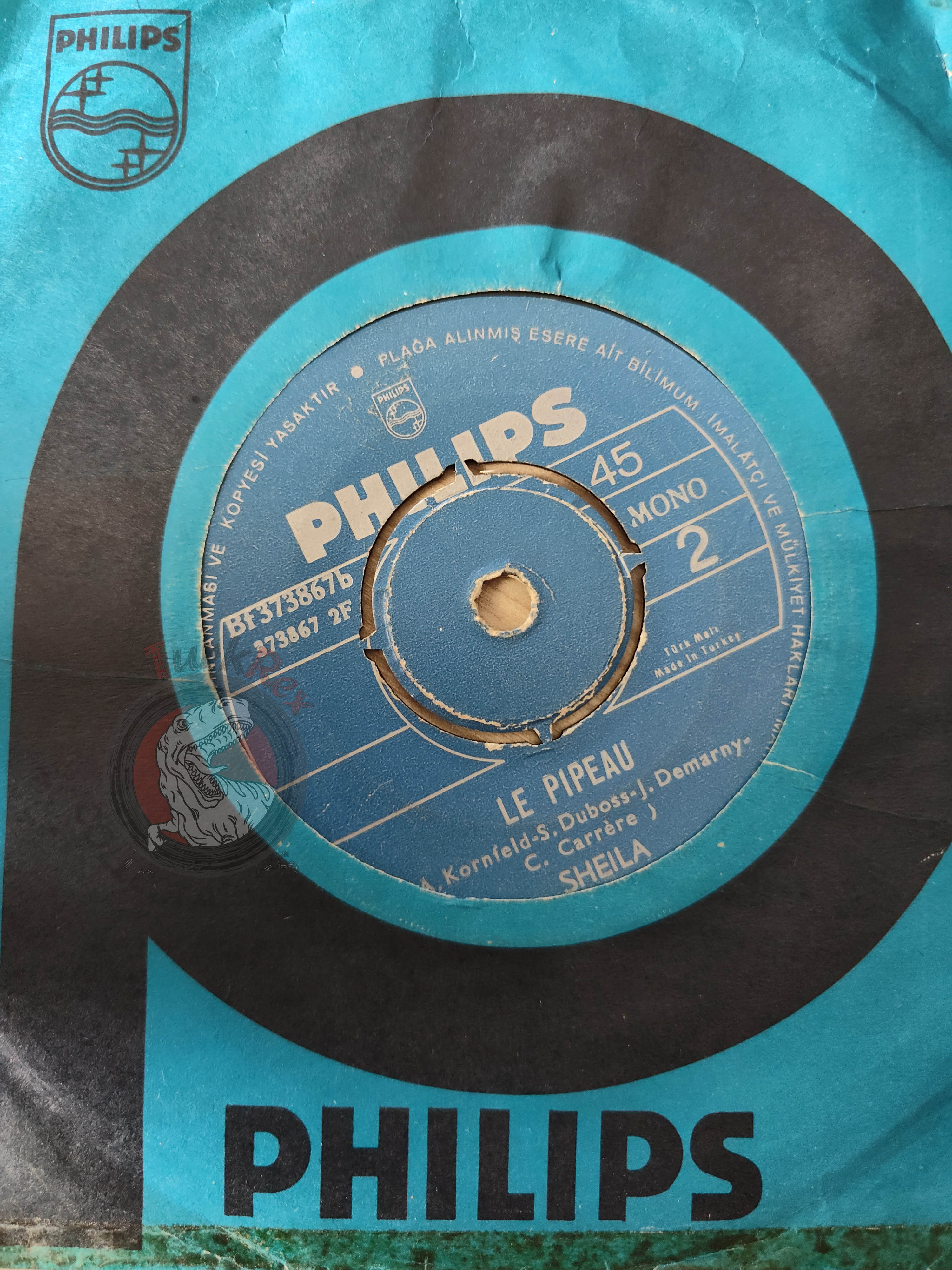 Sheila – Bang Bang / Le Pipeau 7" Turkish Pressing Vinyl Turkey Edition