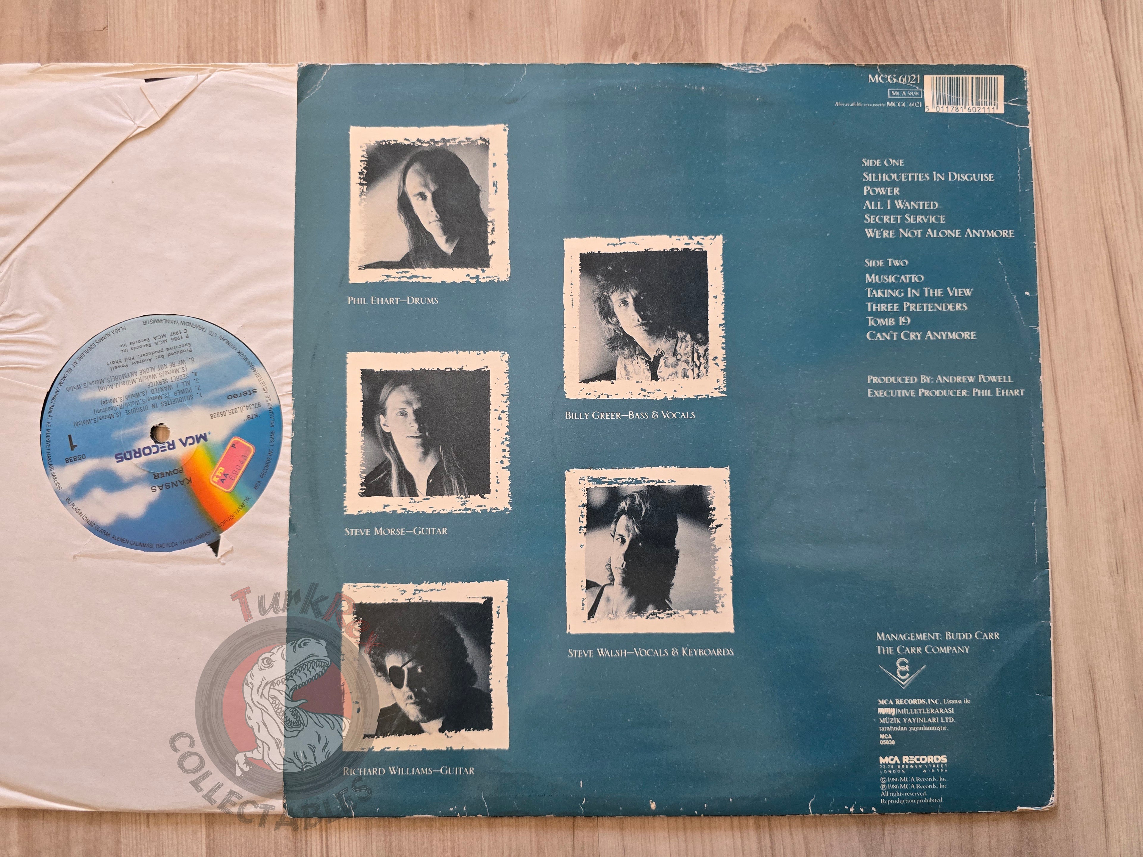 Kansas – Power Turkish Pressing Vinyl Turkey Edition