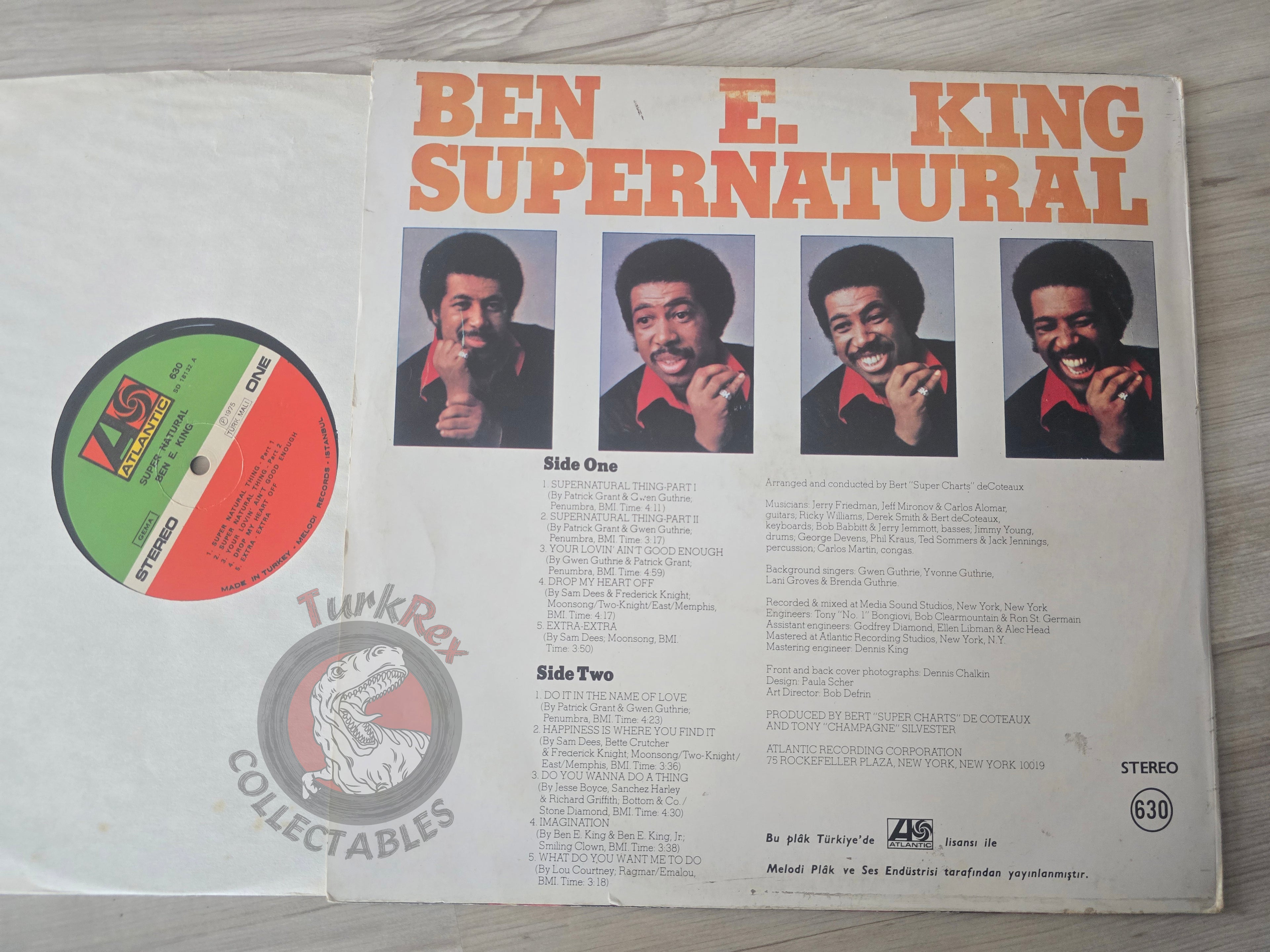 Ben E. King – Supernatural Turkish Pressing Vinyl Turkey Edition