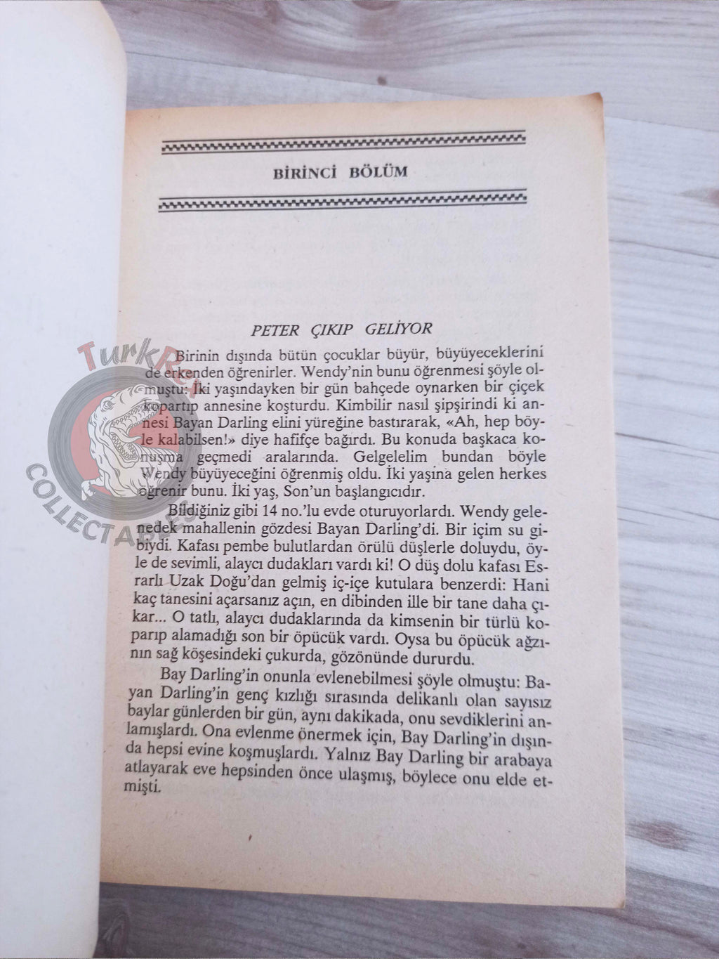 J. M. Barrie – Peter Pan 1991 Turkish Book Turkey