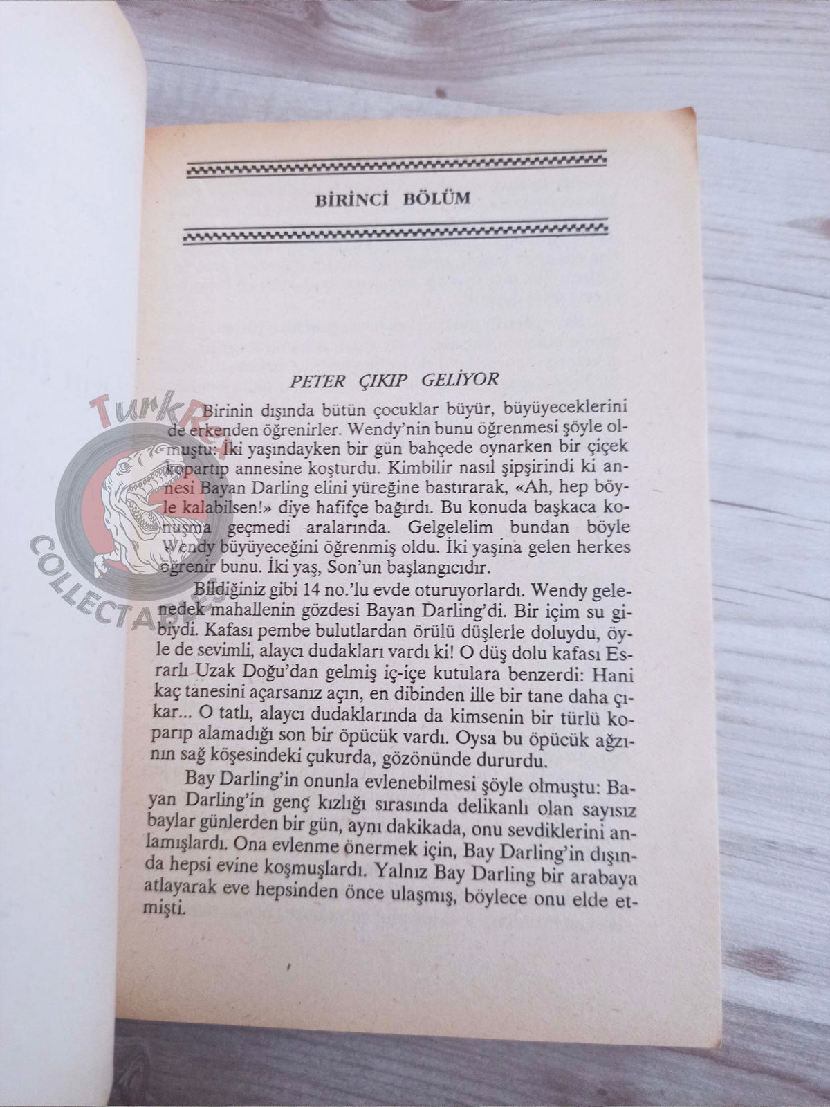 J. M. Barrie – Peter Pan 1991 Turkish Book Turkey