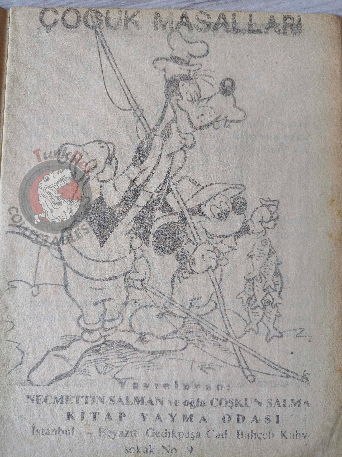 Mickey Mouse at Holiday – Walt Disney 1960s Turkish Book Turkey Illustrated