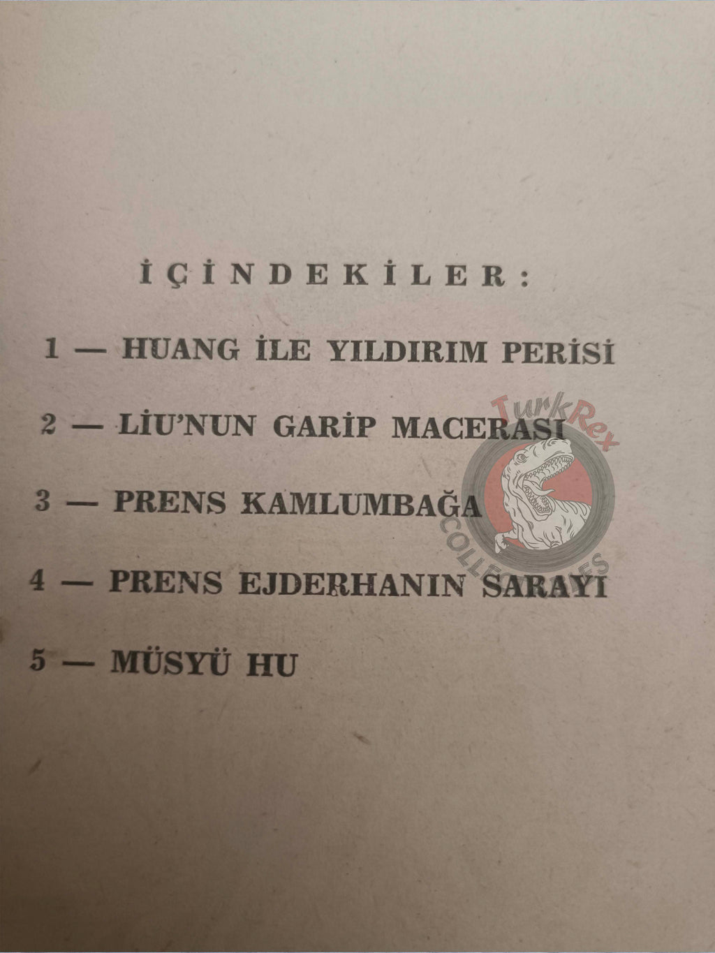Chinese Fairy Tales 1964 Turkish Book Turkey Illustrated Huang and the Thunder Genie