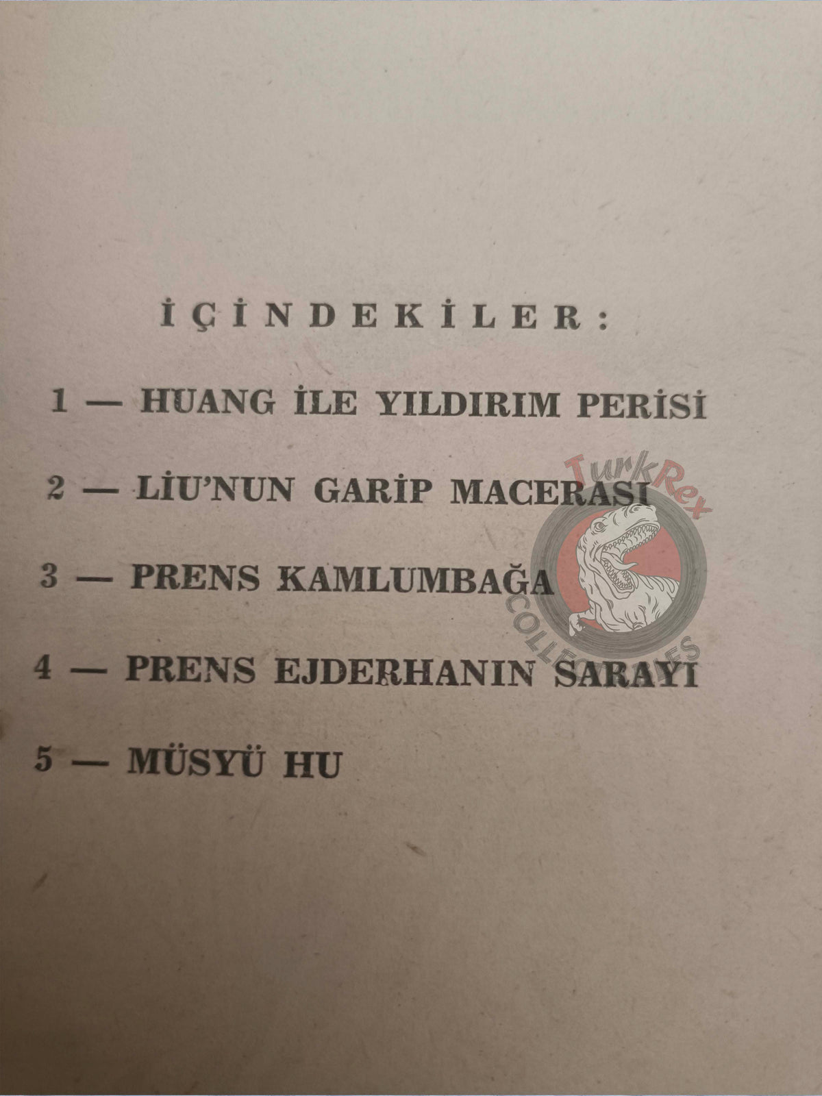 Chinese Fairy Tales 1964 Turkish Book Turkey Illustrated Huang and the Thunder Genie