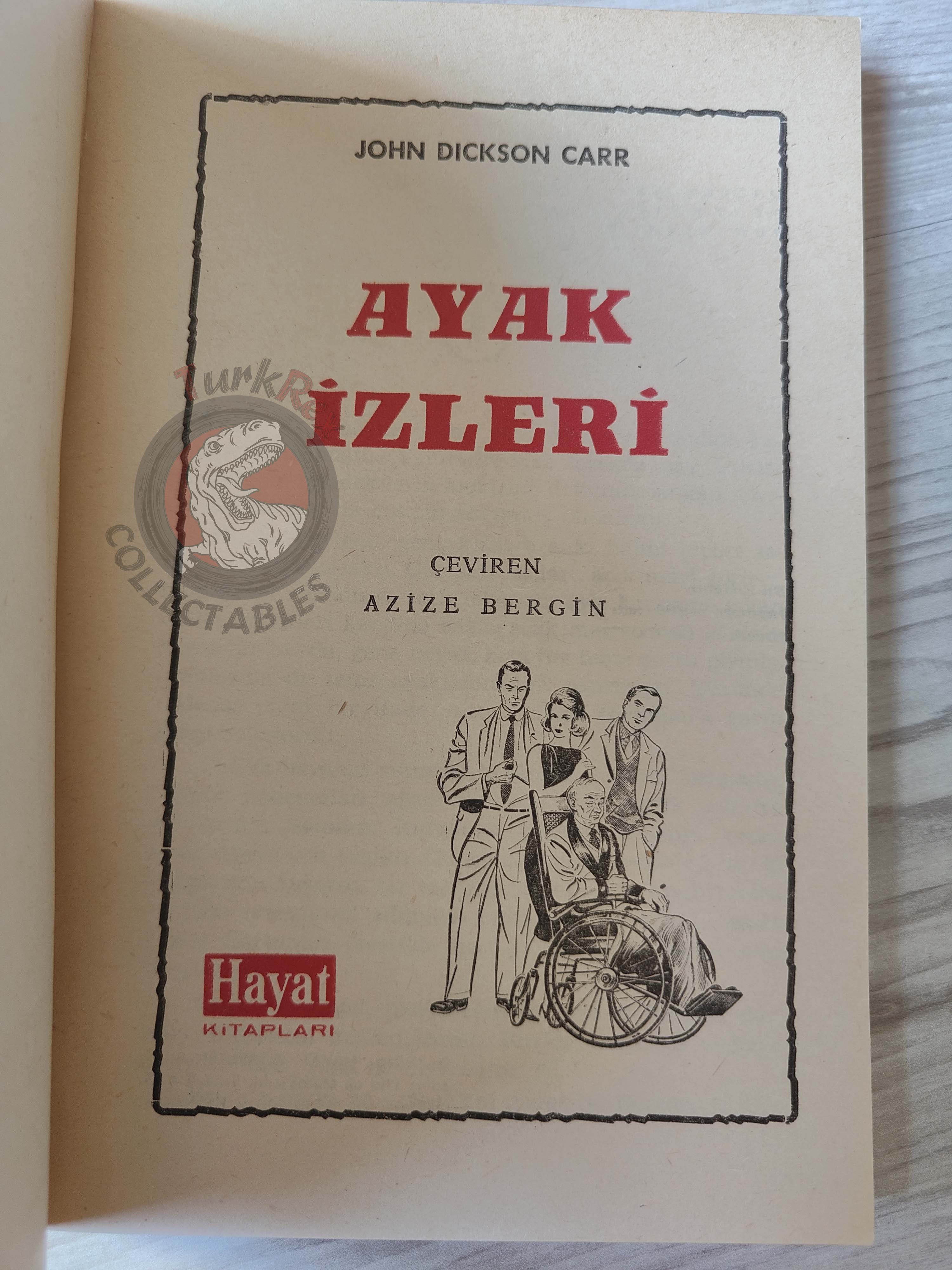 John Dickson Carr – The Problem of the Wire Cage 1963 1st Turkish Book Turkey