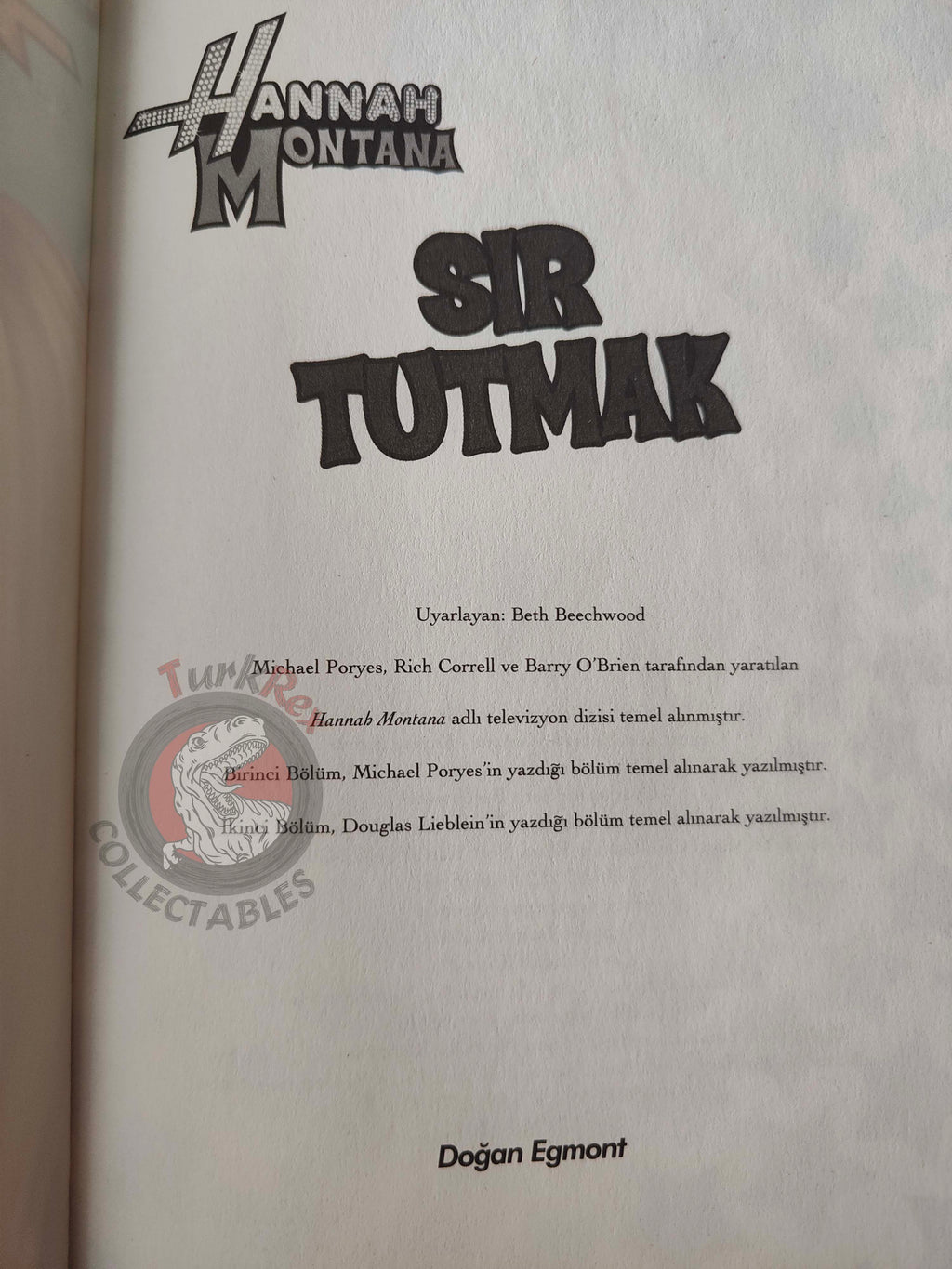 Beth Beechwood – Hannah Montana: Keeping Secrets 2009 Turkish Book Turkey