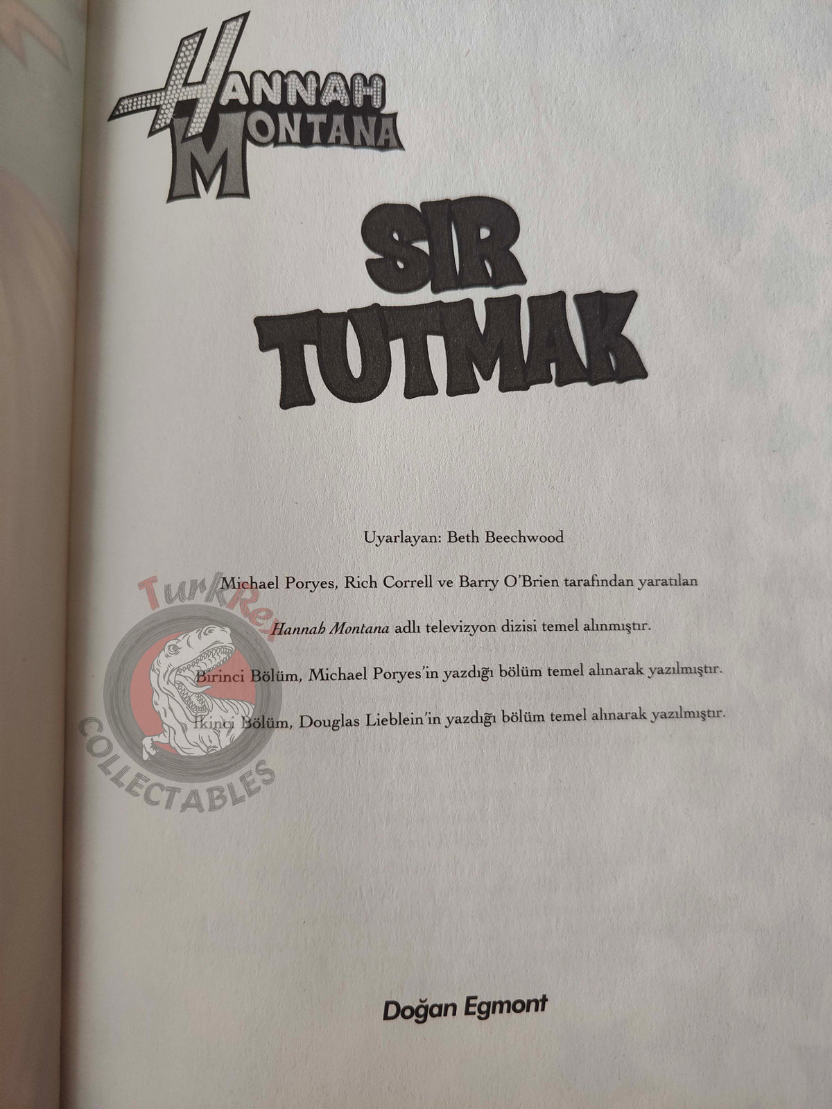 Beth Beechwood – Hannah Montana: Keeping Secrets 2009 Turkish Book Turkey