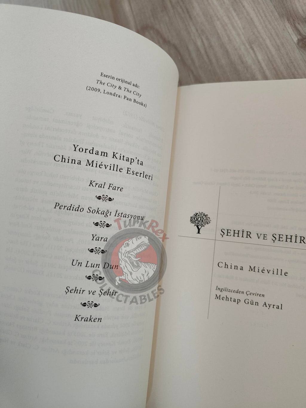 China Miéville – The City & The City 2013 Turkish Book Turkey