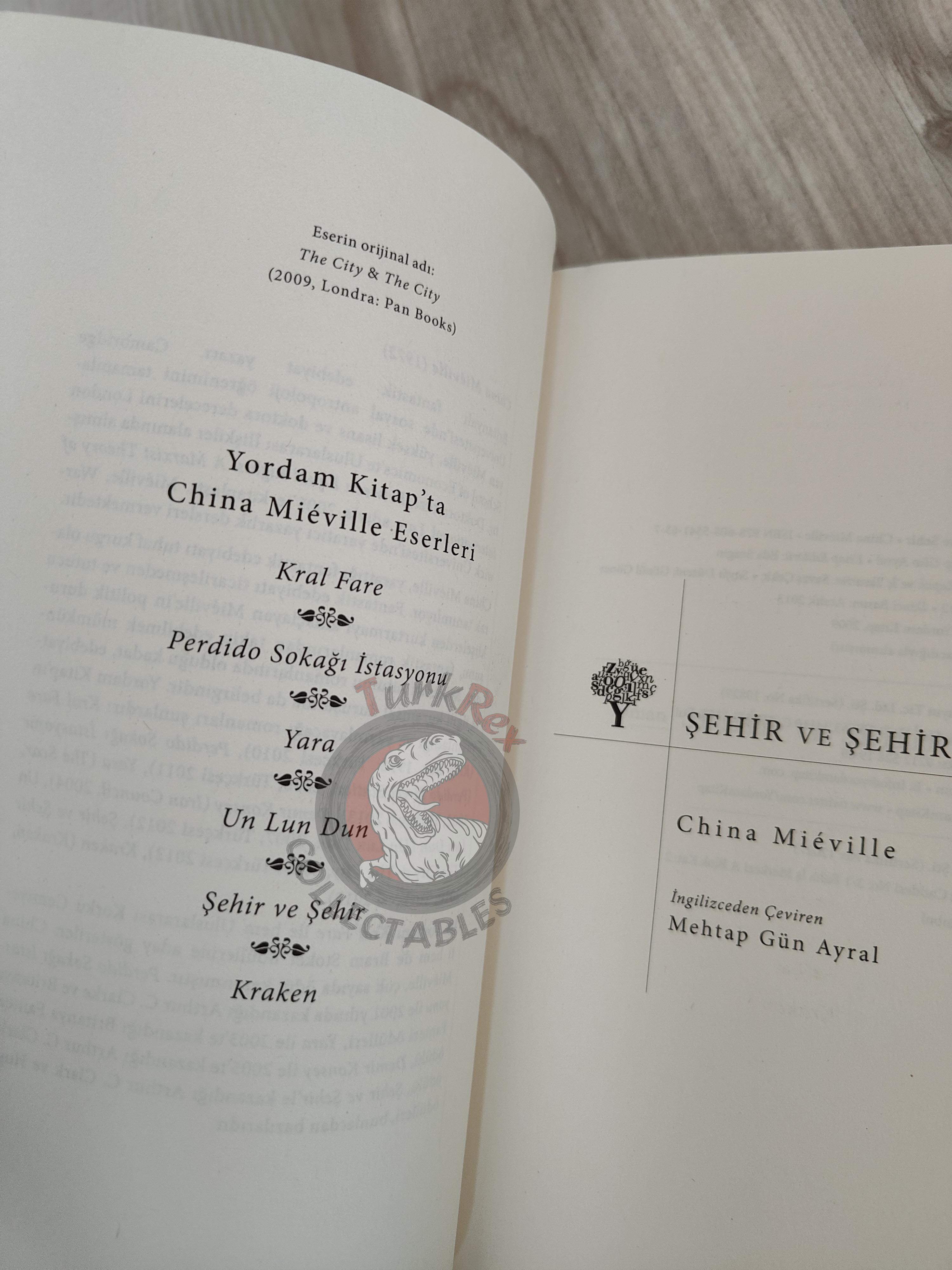 China Miéville – The City & The City 2013 Turkish Book Turkey