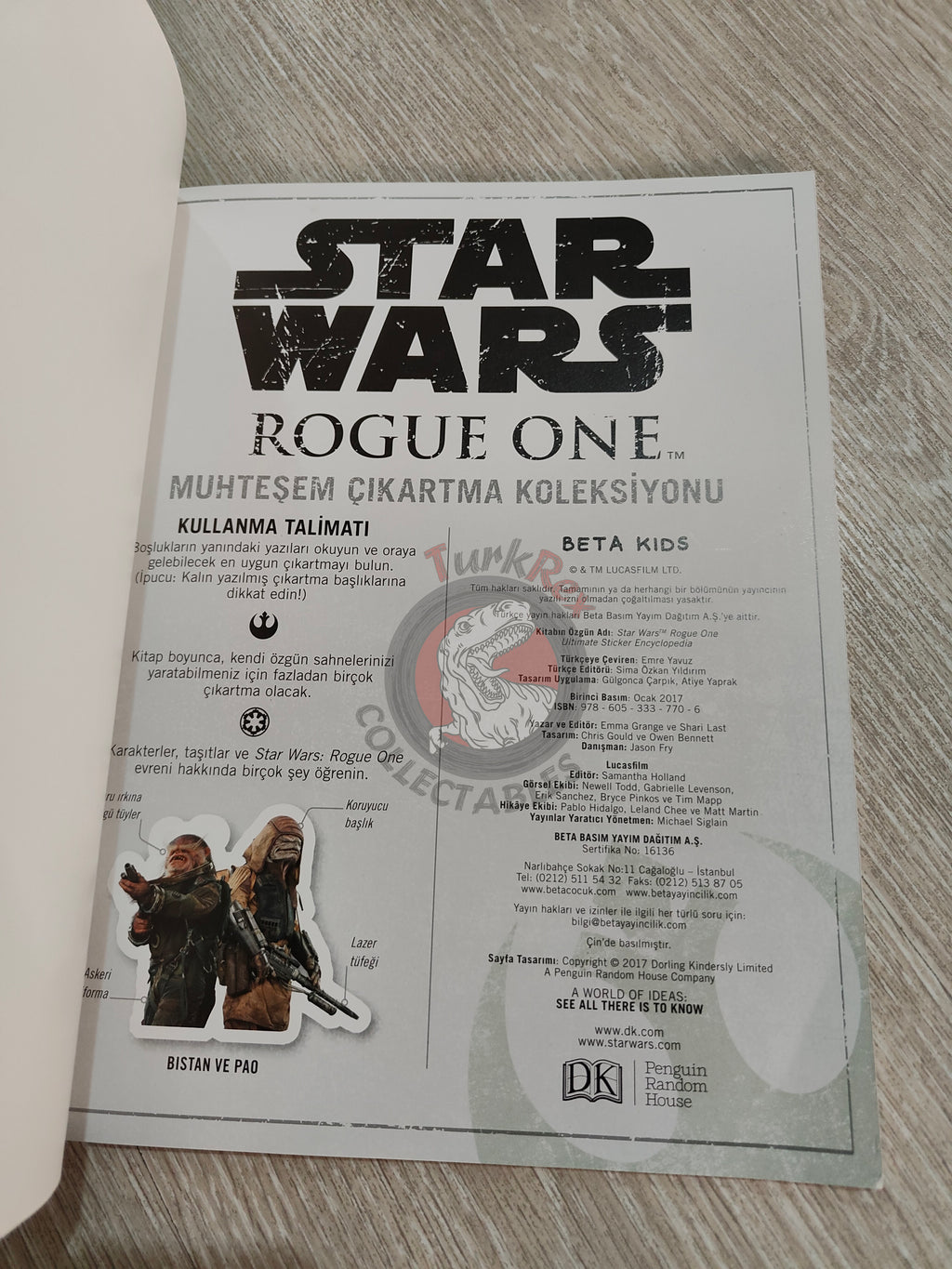 Star Wars: Rogue One: Ultimate Sticker Encyclopedia 2017 Turkish Book Turkey