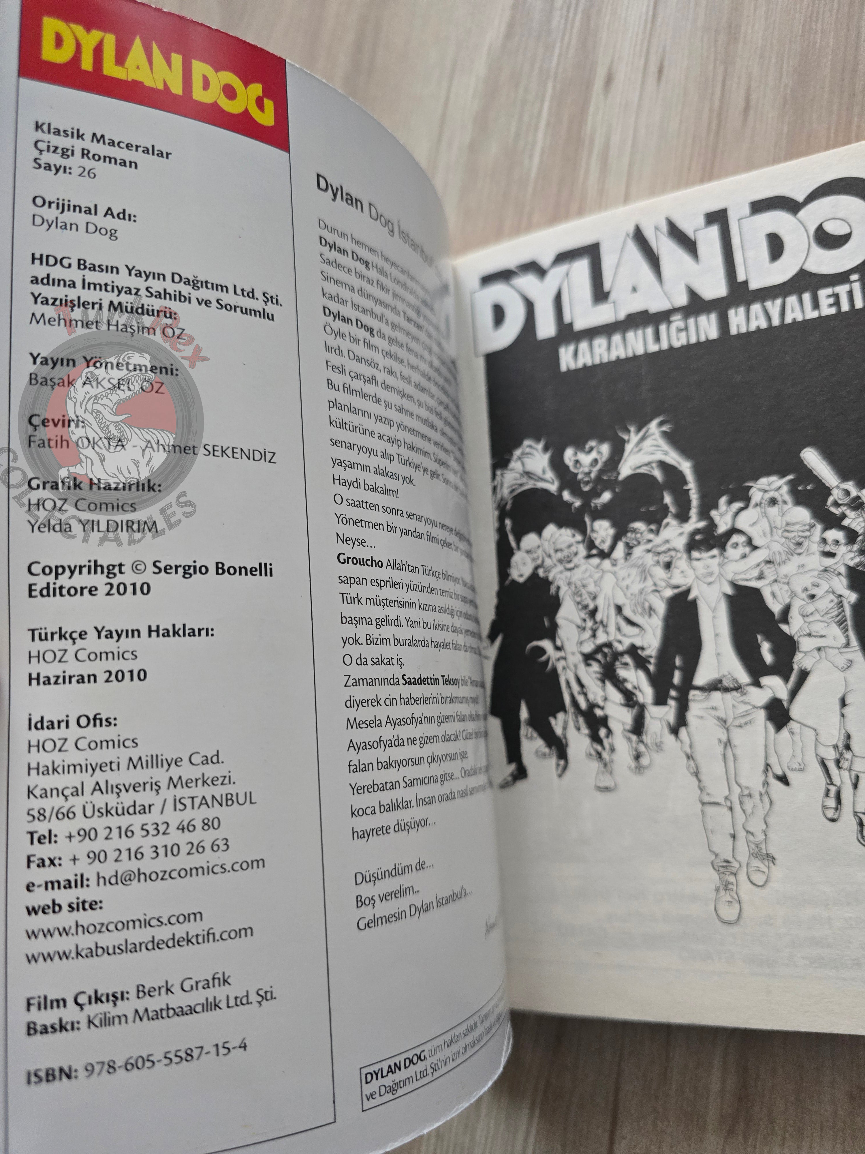 Dylan Dog #26 2010 Turkish Comic Turkey Lo spettro nel buio #68 #69