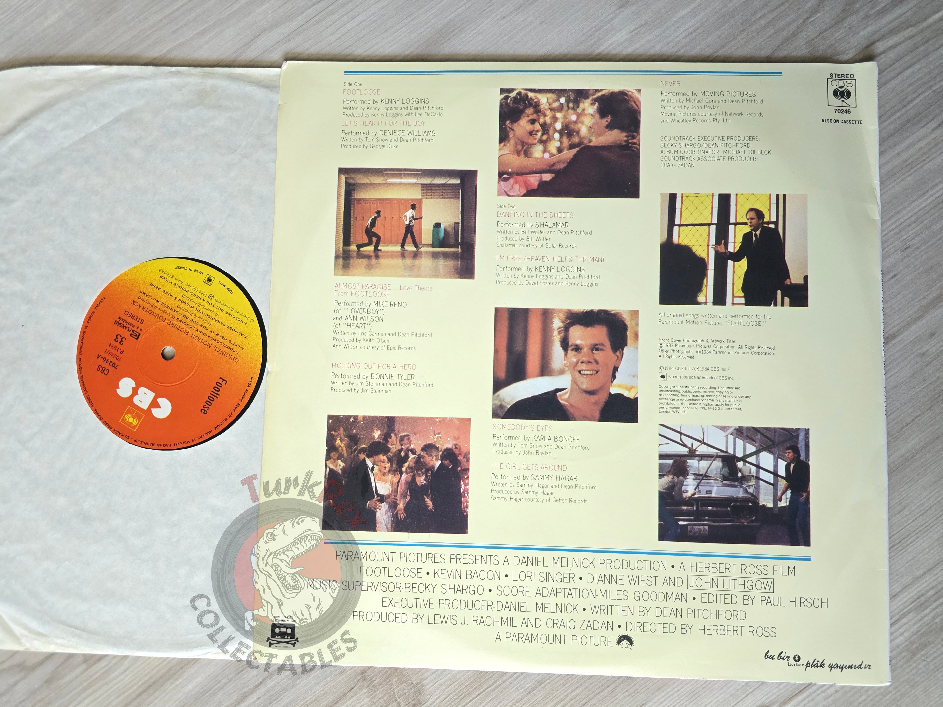 Footloose OST – Various Turkish Pressing Vinyl Turkey Edition