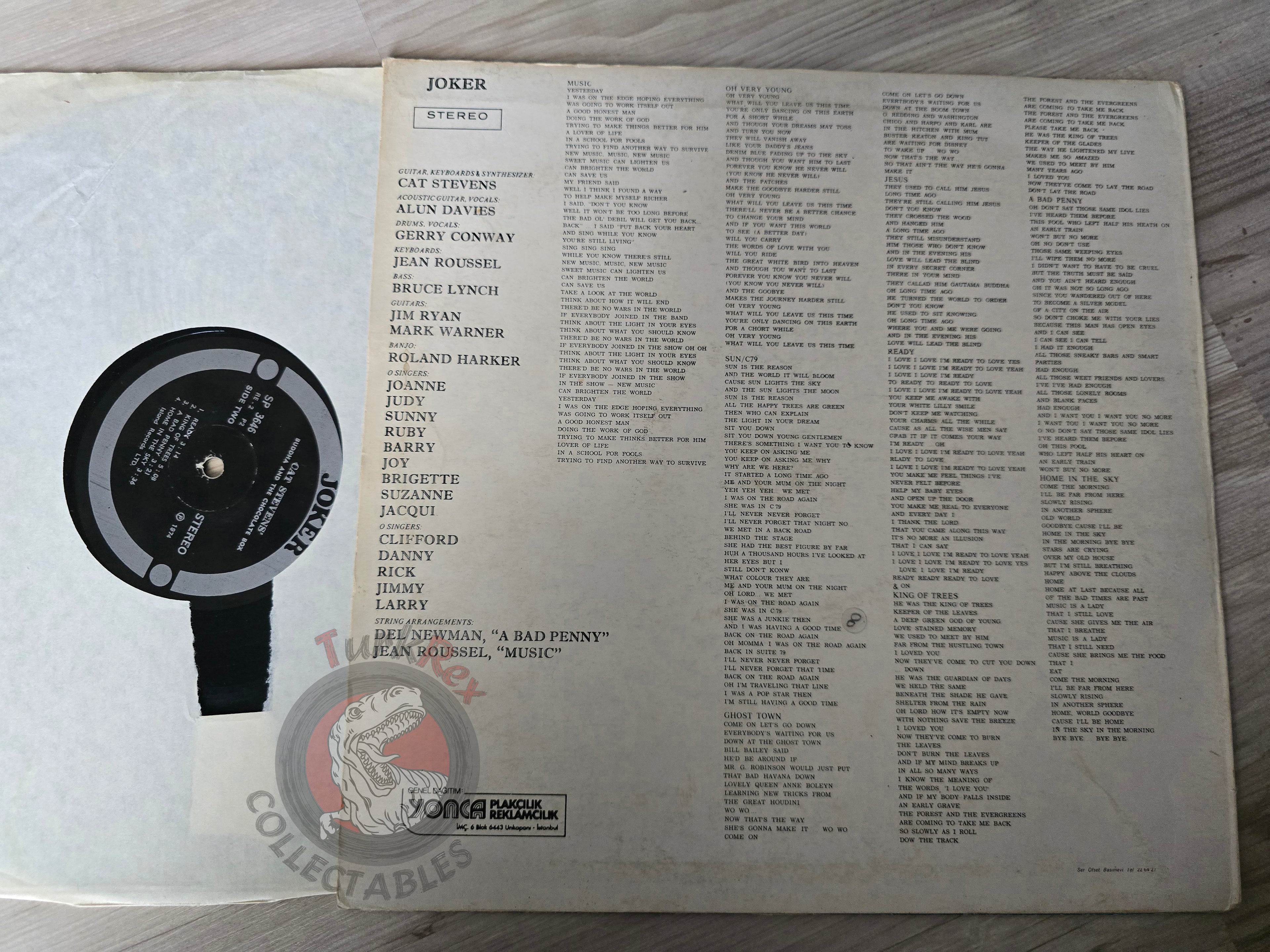Cat Stevens – Buddha And The Chocolate Box Turkish Pressing Vinyl Turkey Edition