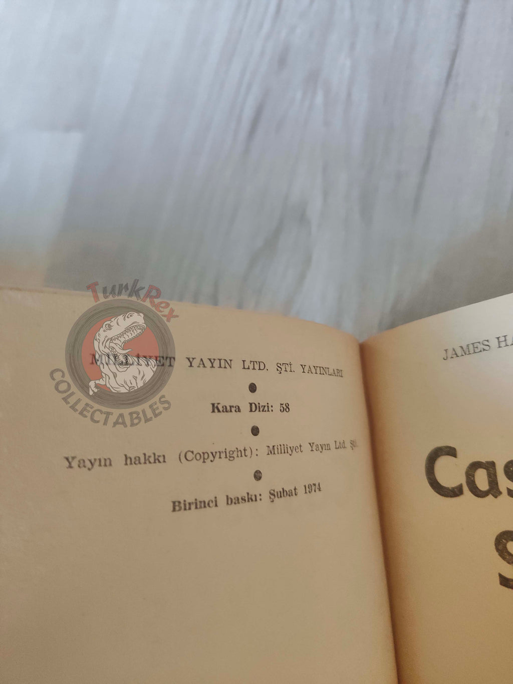 James Hadley Chase – Mission to Venice 1974 1st Turkish Book Turkey