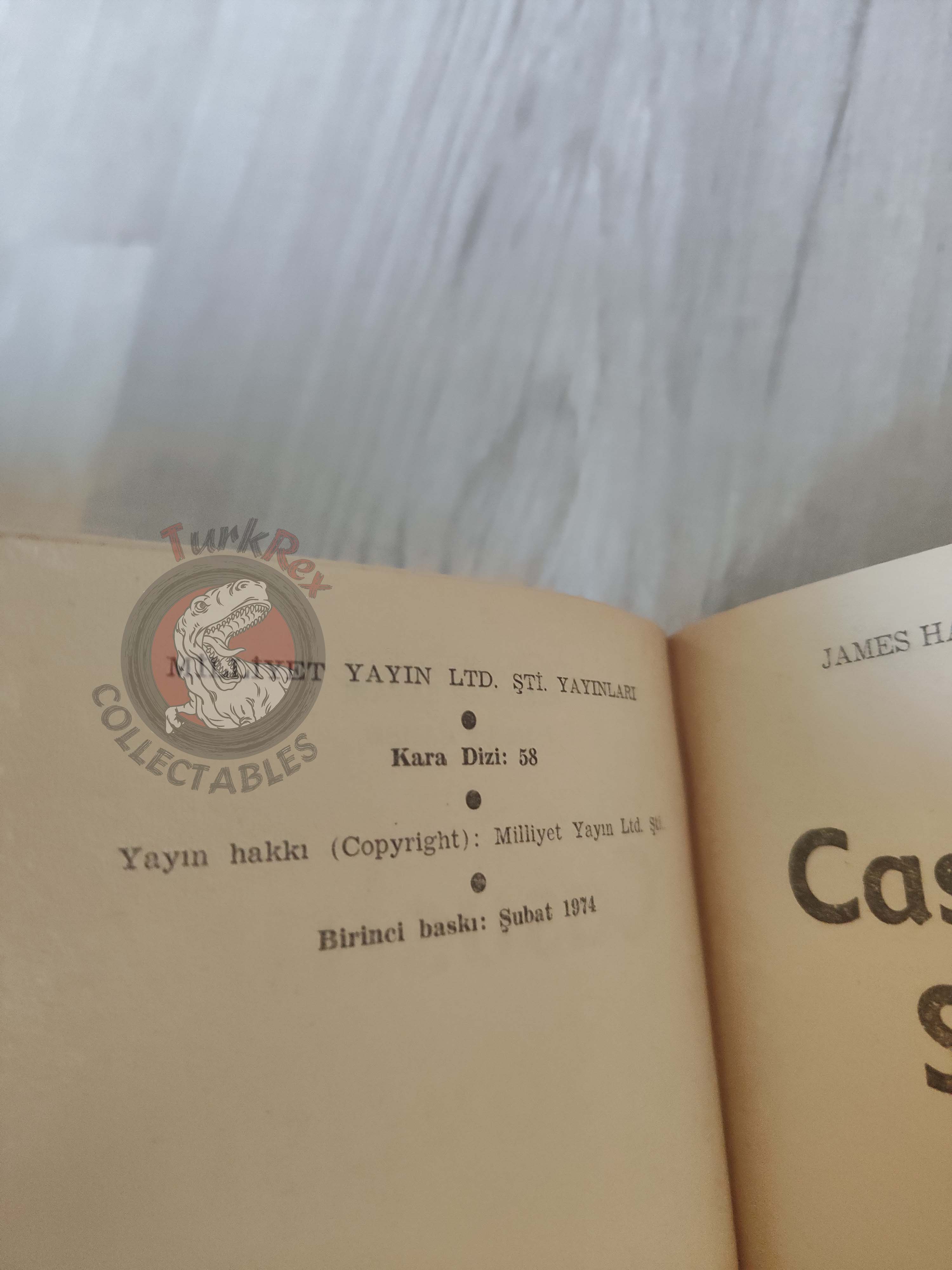 James Hadley Chase – Mission to Venice 1974 1st Turkish Book Turkey