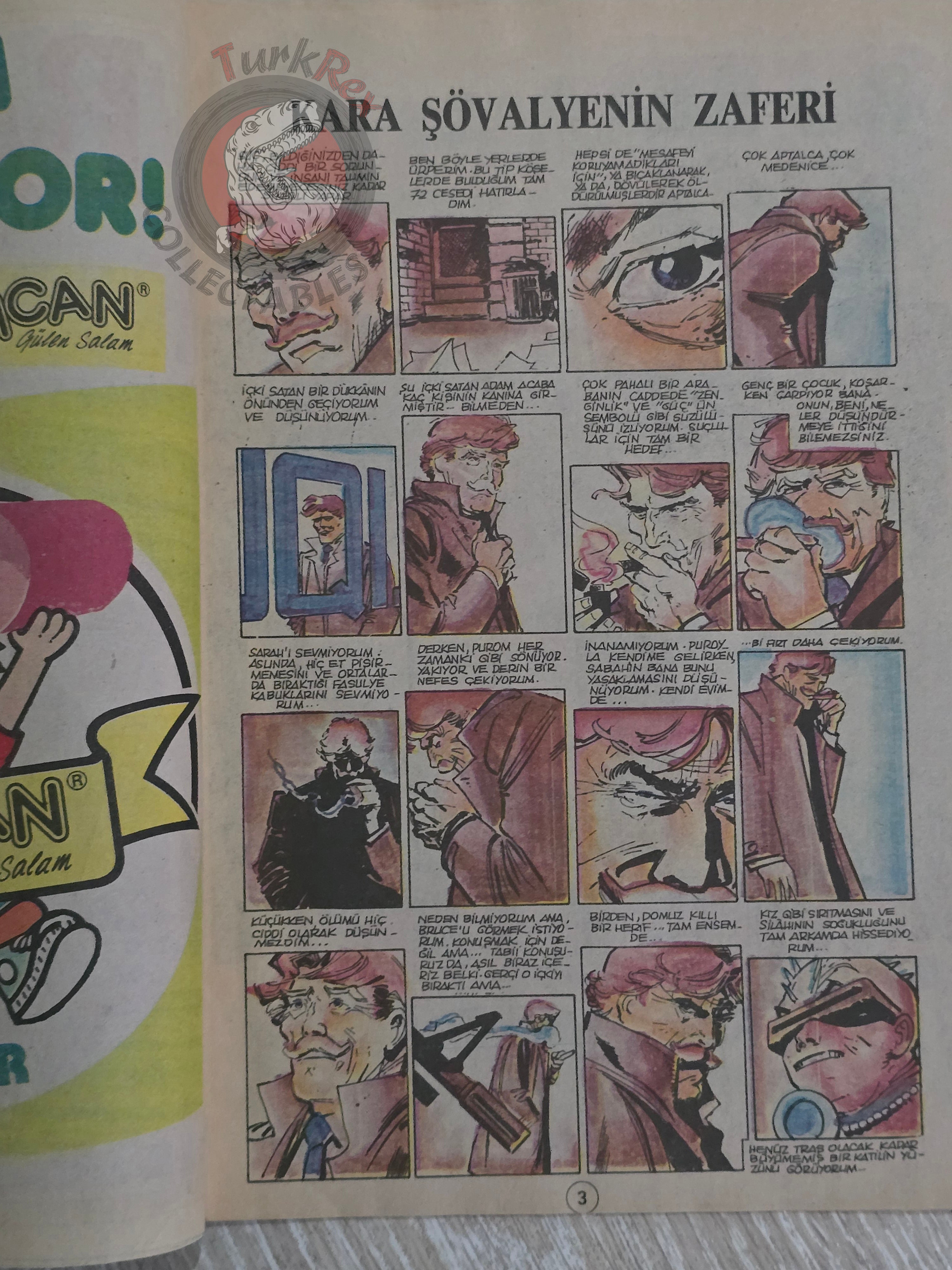 Batman The Dark Knight Returns #3 1989 Turkish Comic Turkey